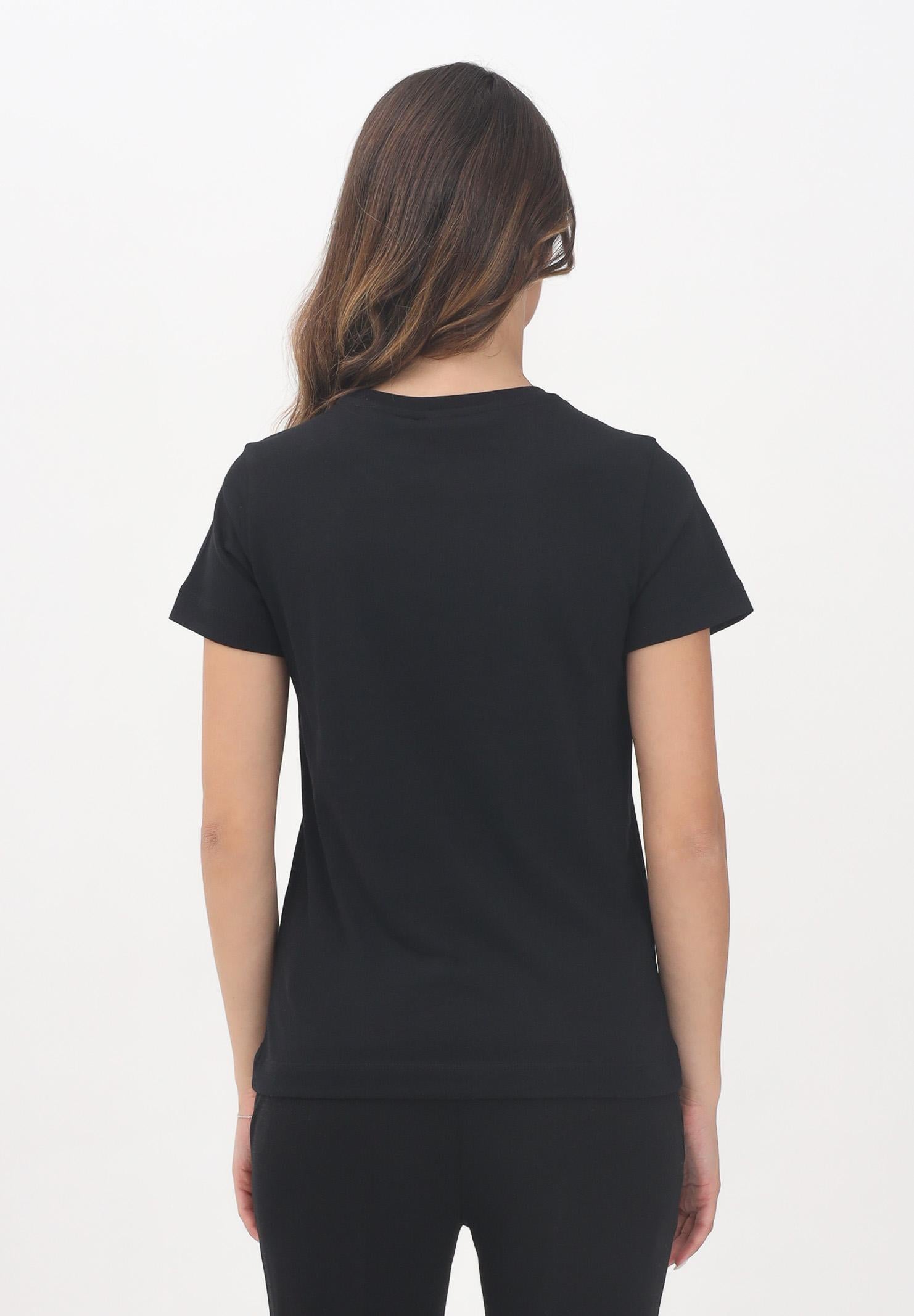 PINKO T-shirt a manica corta nera da donna con logo 100355A2RD Z99 PINKO