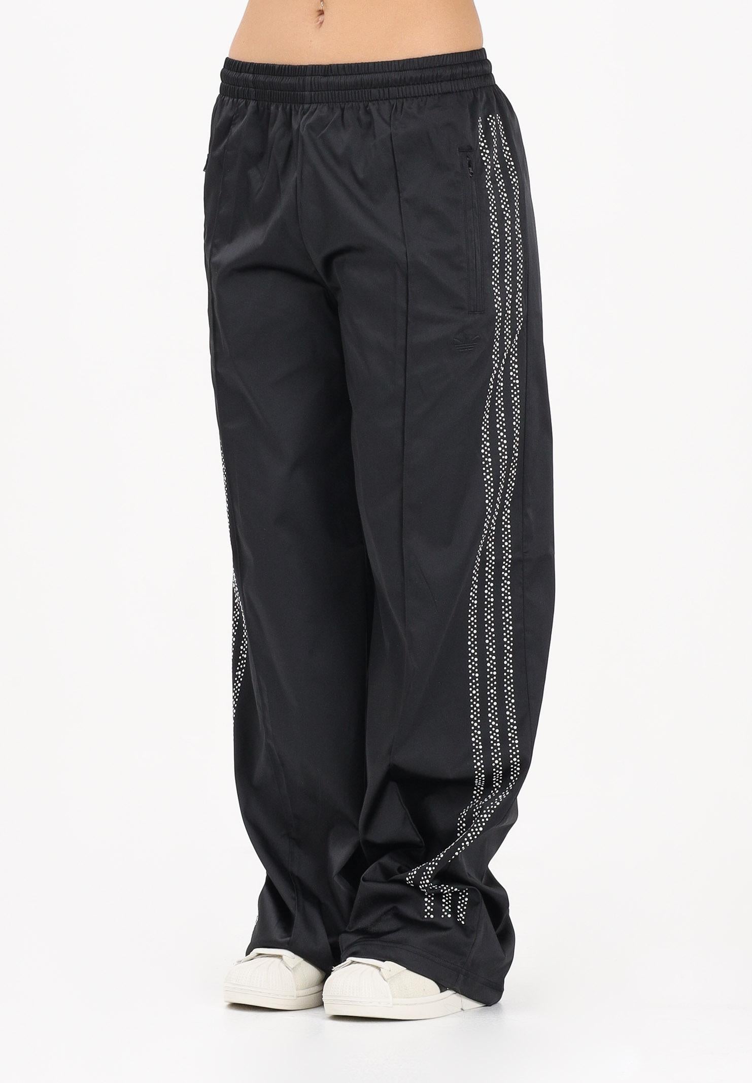 ADIDAS ORIGINALS Pantalone sportivo PEARL FIREBIRD LOOSE nero da donna KC7863 . ADIDAS ORIGINALS