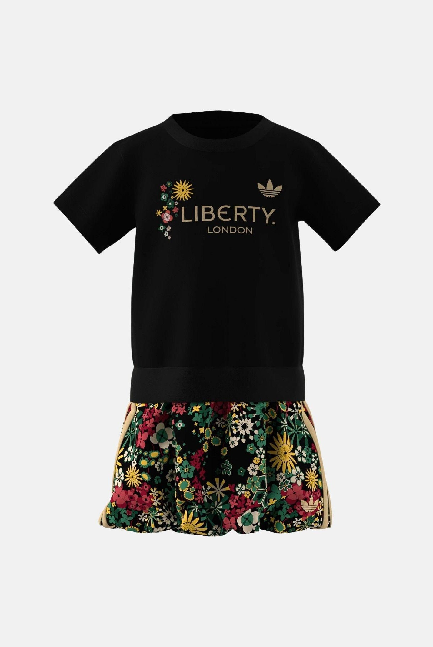 ADIDAS ORIGINALS Completino adidas Originals x Liberty London nero da neonato KD3391 . ADIDAS ORIGINALS