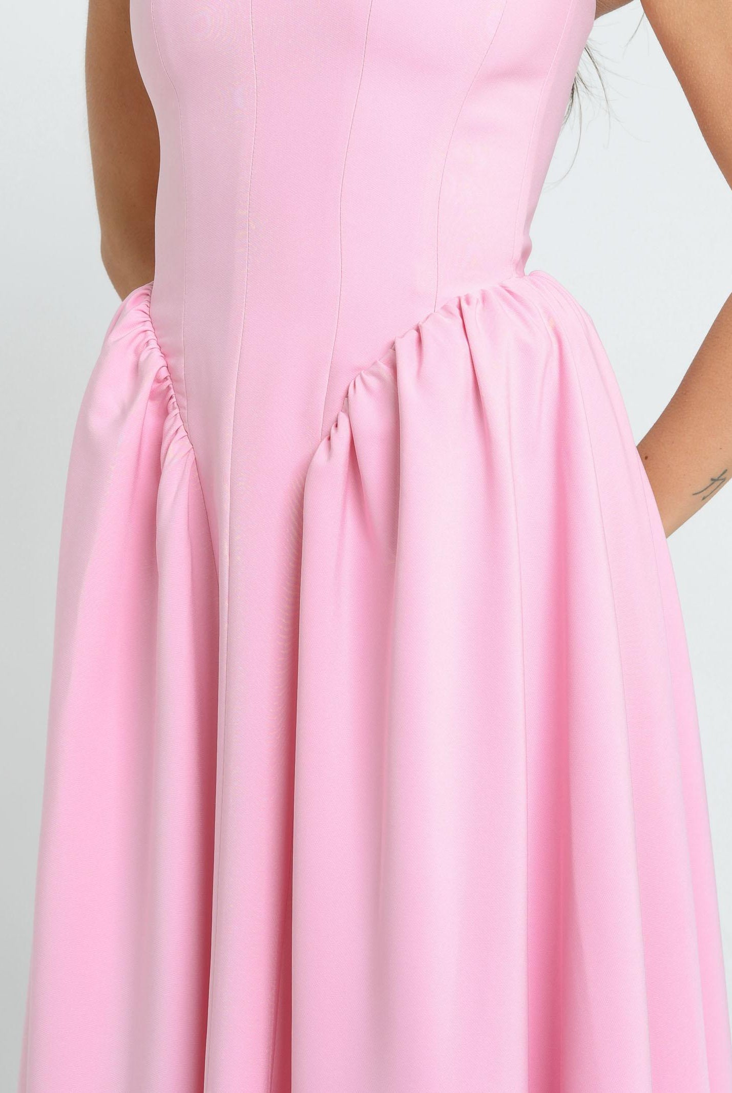 SANTAS Abito midi MARSHMALLOW rosa da donna PV2509 ROSA SANTAS