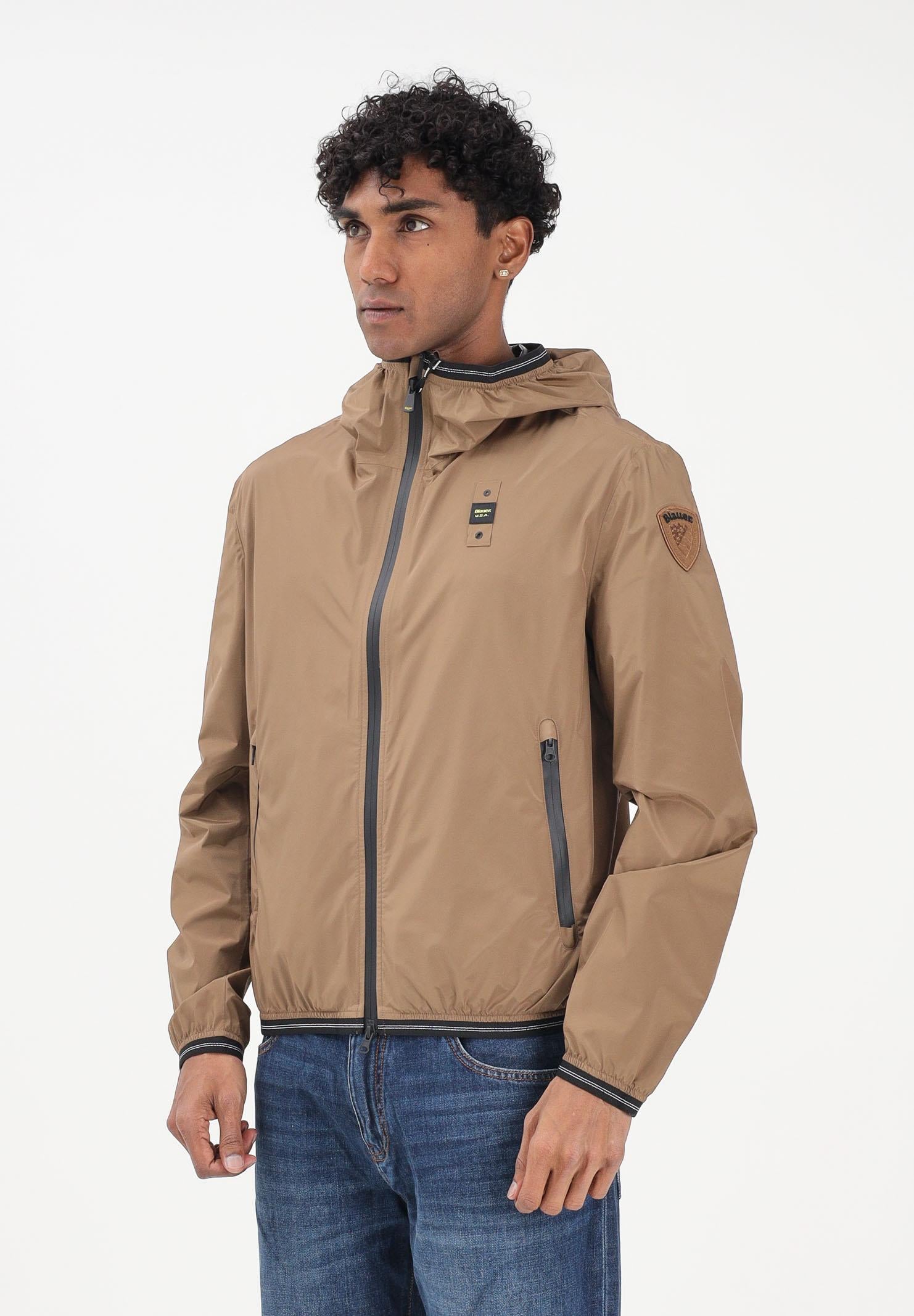 BLAUER Giacca a vento FARRIN nocciola da uomo 26SBLUC11018-007110 340 BLAUER