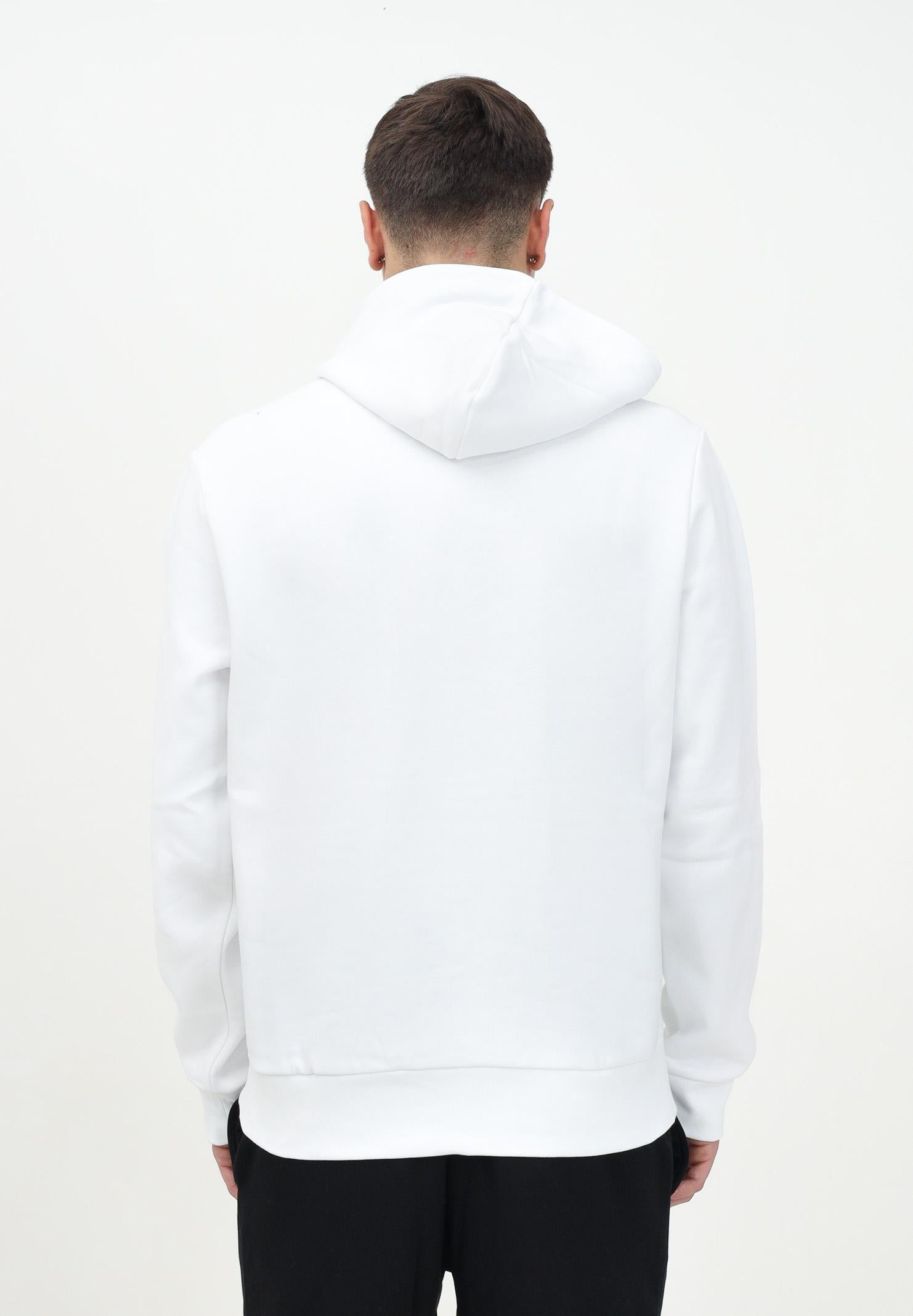 LACOSTE Felpa con cappuccio bianca per uomo e donna SH9623 001 LACOSTE