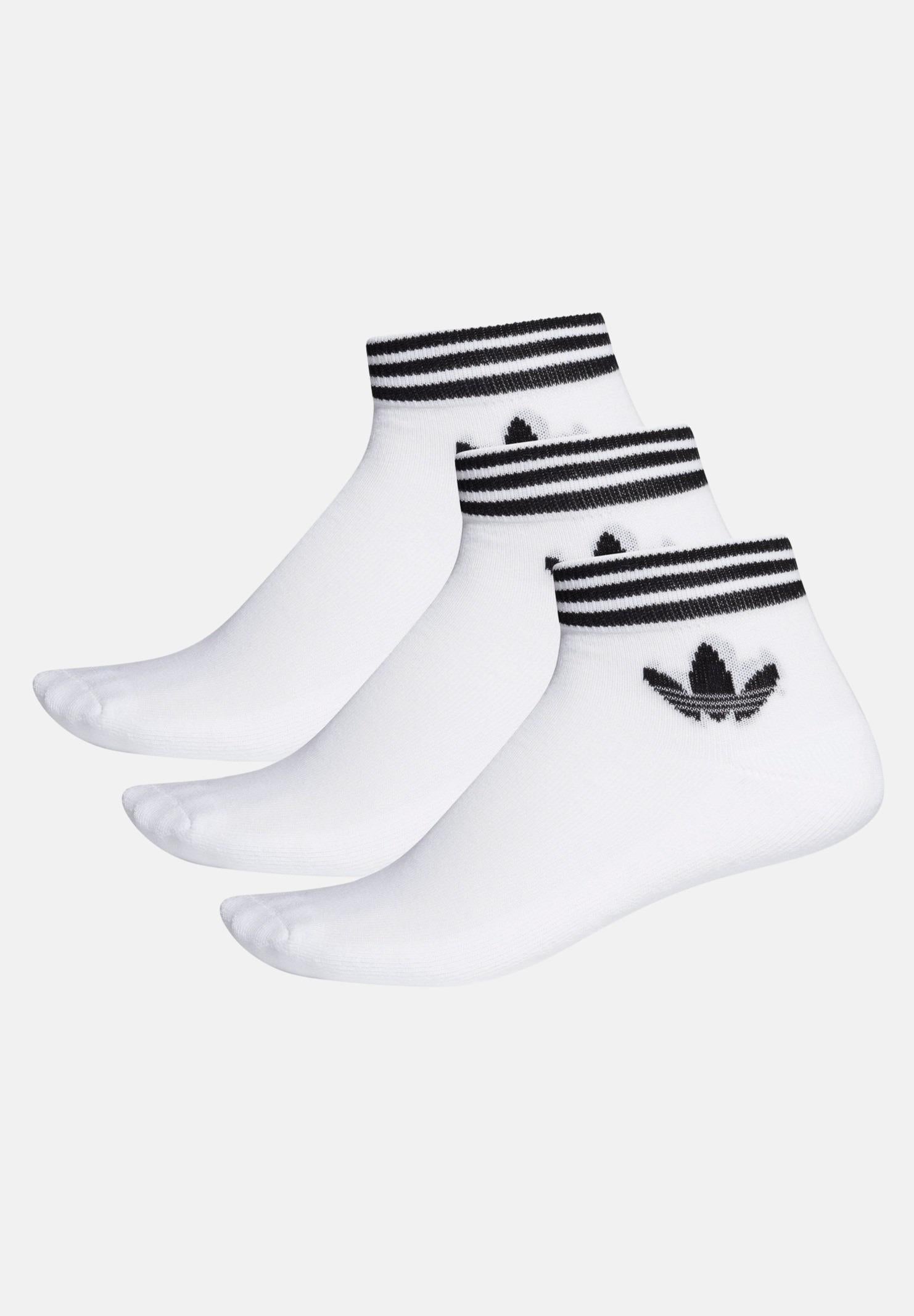 Set di calzini Trefoil (3 paia) bianchi per uomo e donna EE1152 ADIDAS ORIGINALS