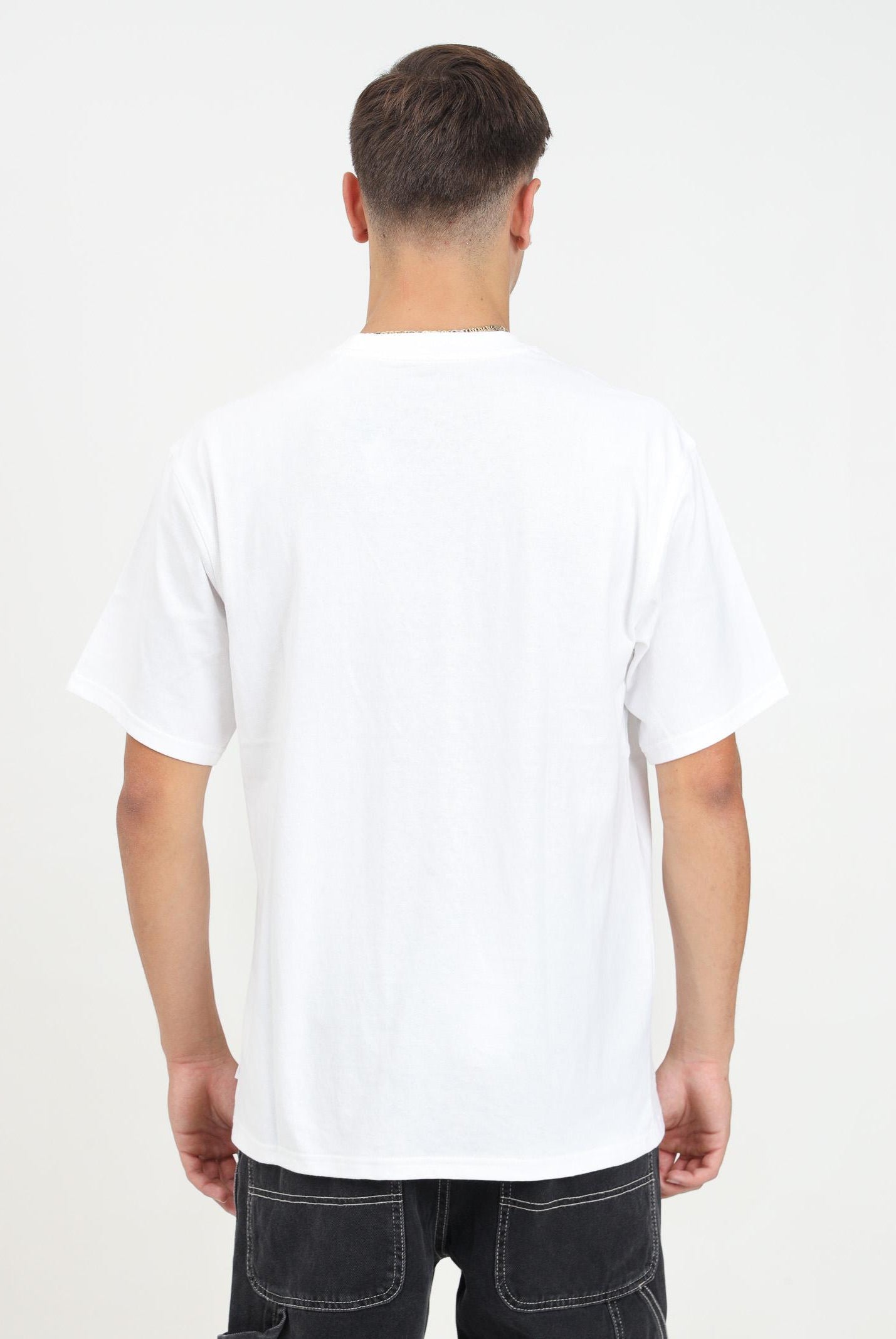 T-shirt a manica corta Clancy Heavyweight bianca da uomo DK0A4Z4L0WH1 . DIckies