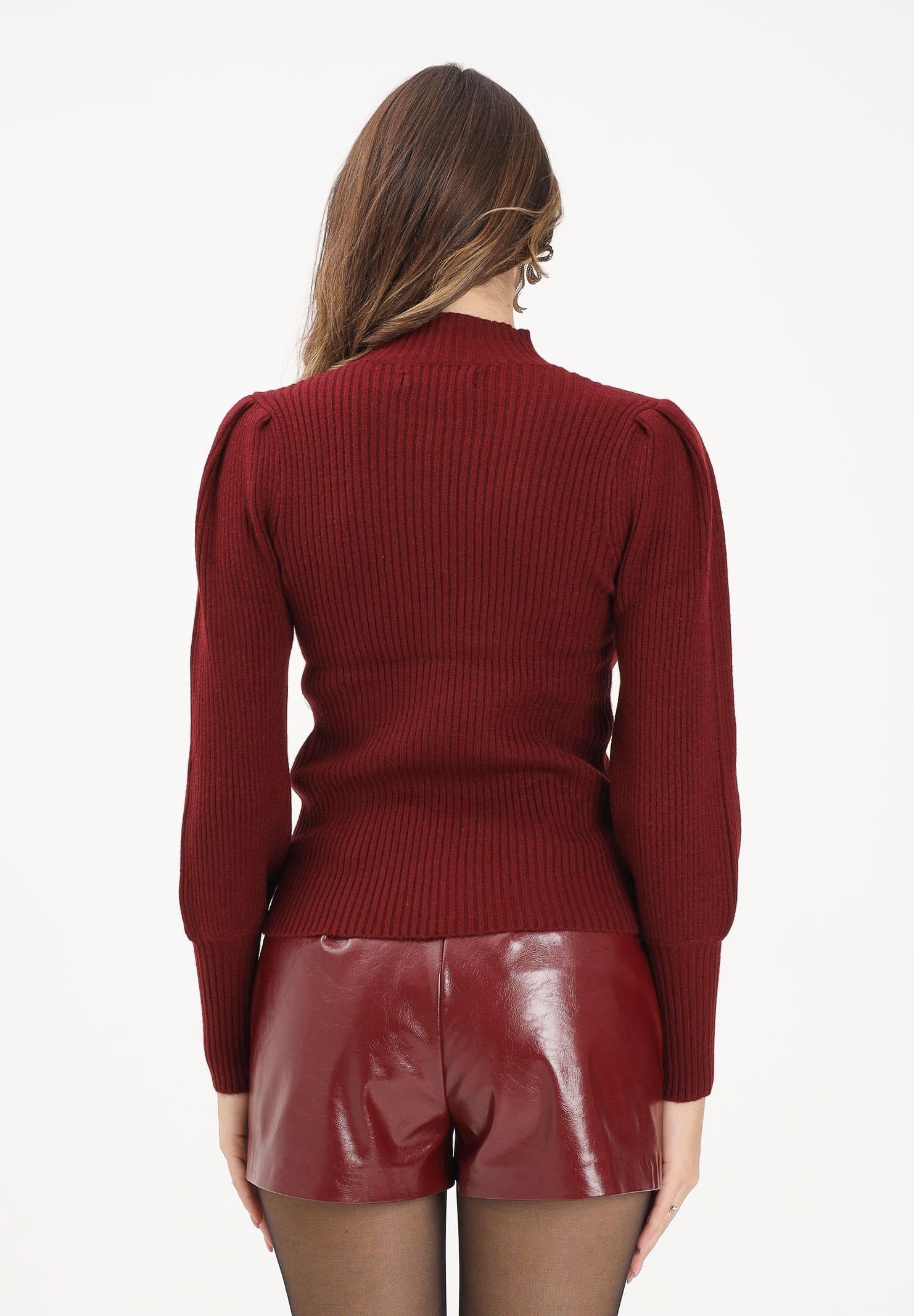 ONLY Maglioncino a collo alto bordeaux da donna 15232494 Cabernet ONLY
