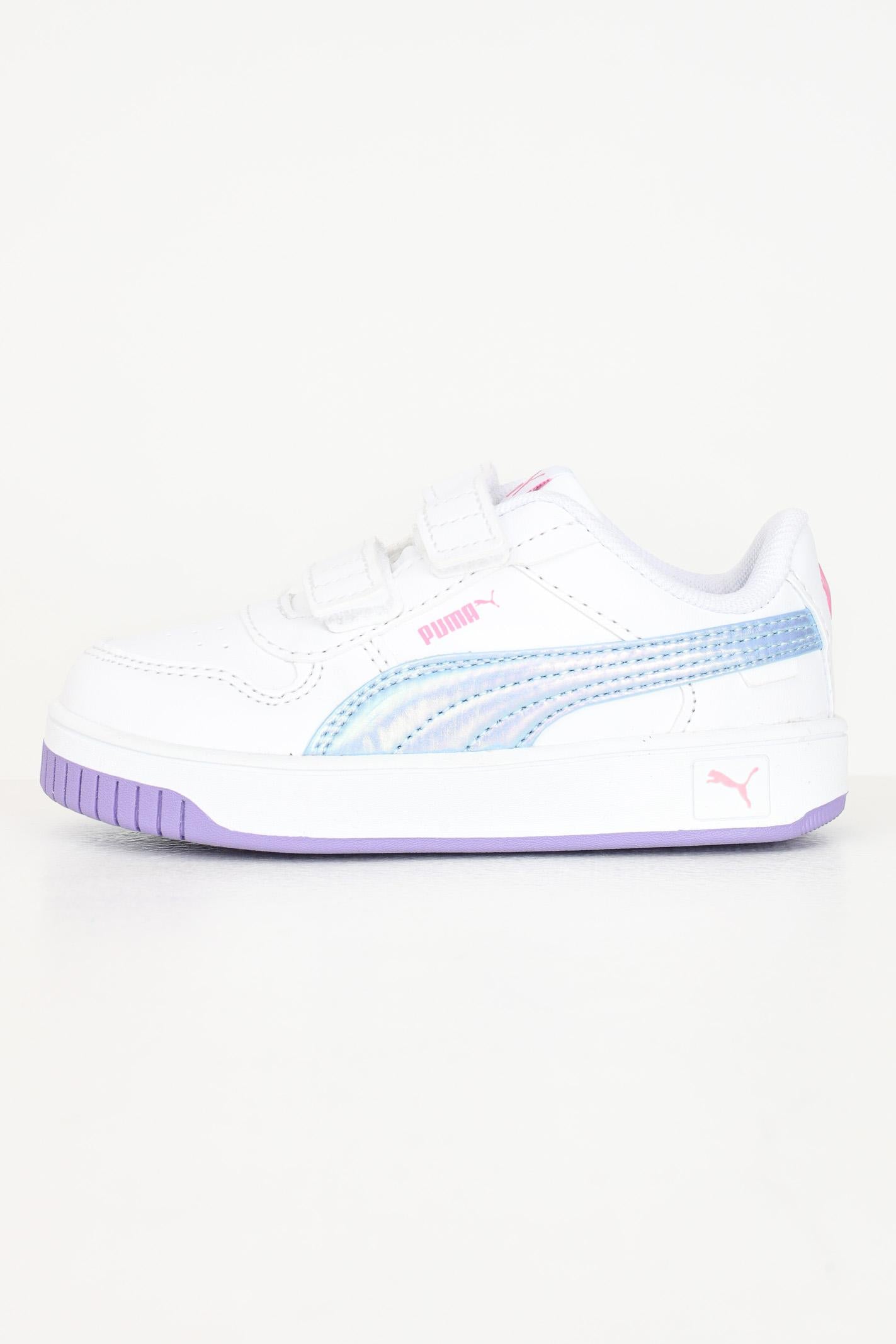 Sneakers Carina Street Bouncy Sky bianche da neonato 397977 01 PUMA