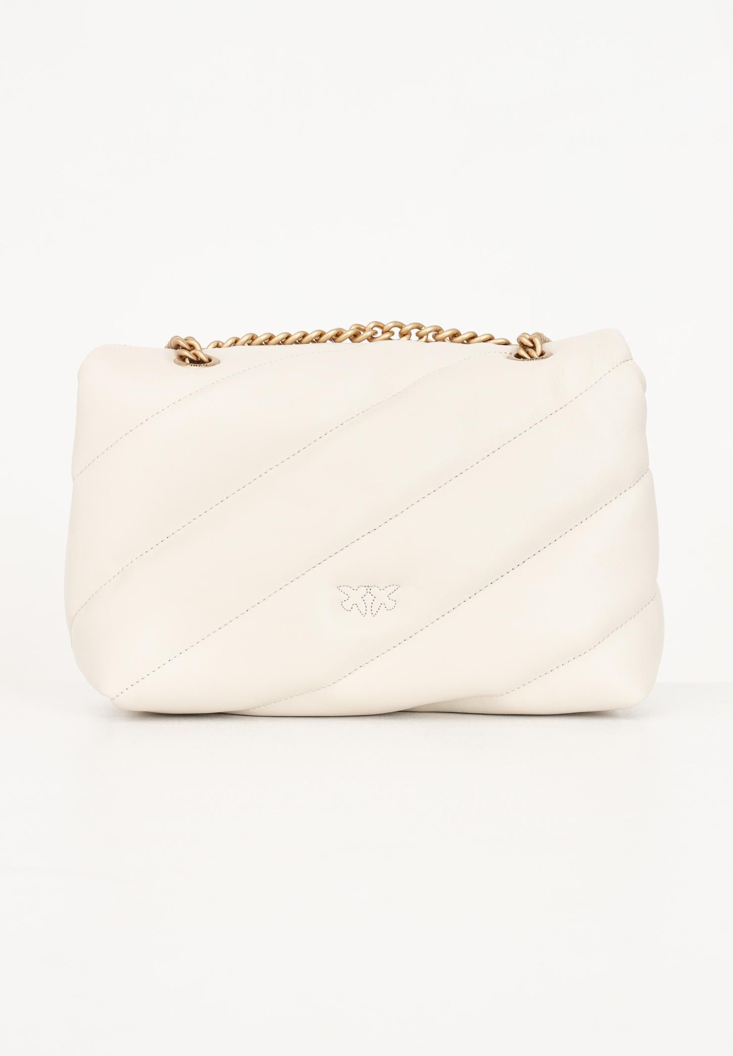 PINKO Borsa a tracolla Classic Love Bag Puff panna da donna 100038A0F2 Z14Q PINKO