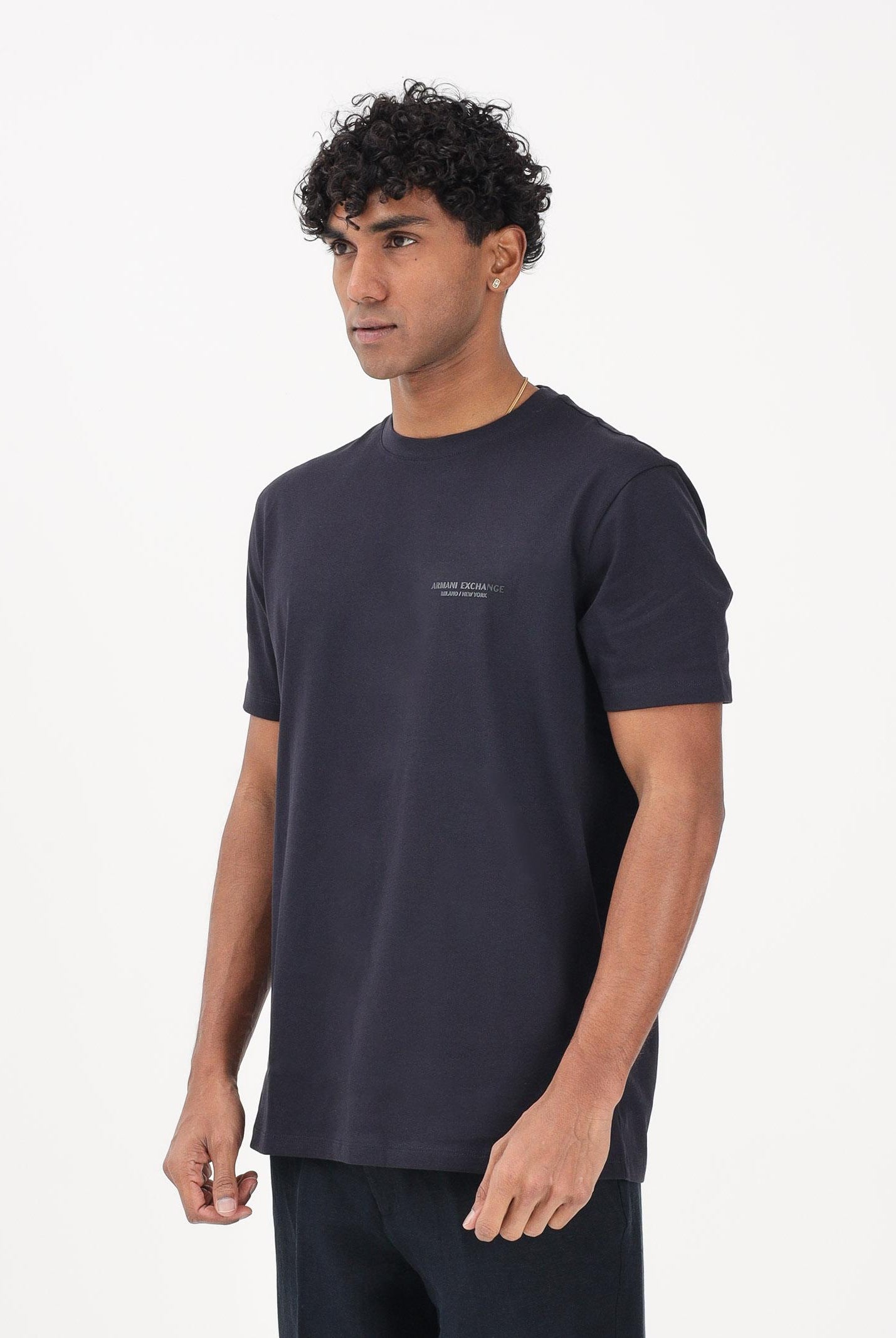 ARMANI EXCHANGE T-shirt a manica corta blu da uomo XM001281AF10361 UB101 ARMANI EXCHANGE