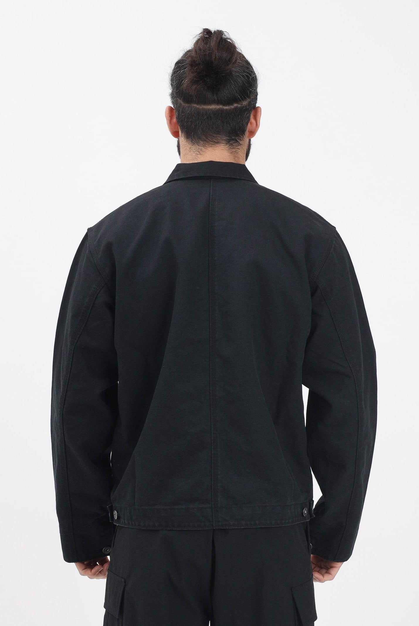 THE NORTH FACE Giubbotto di jeans Cedar Canvas in denim nero da uomo NF0A8B72JK31 . THE NORTH FACE