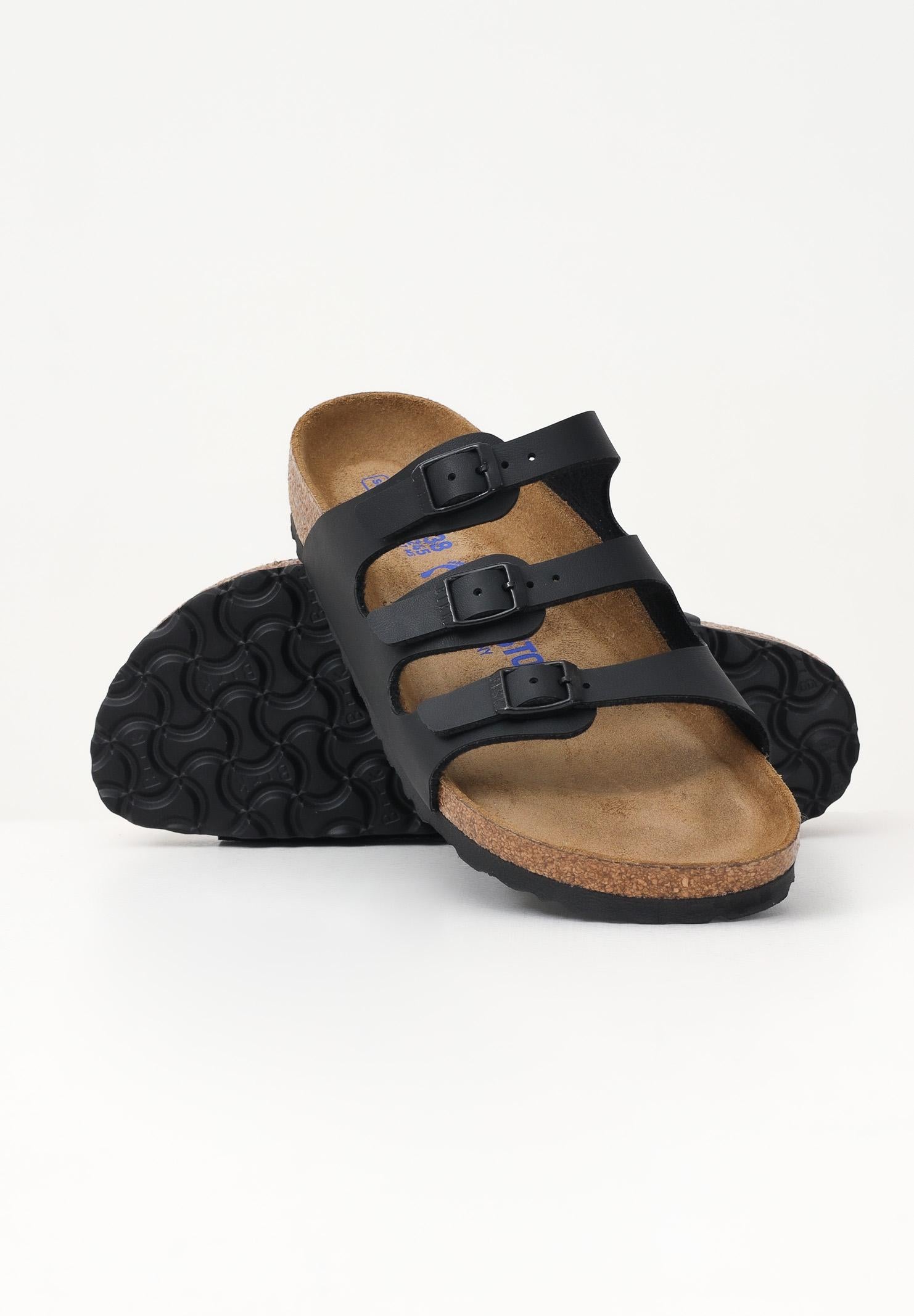 BIRKENSTOCK Ciabatte Florida nere per uomo e donna 053013 . BIRKENSTOCK