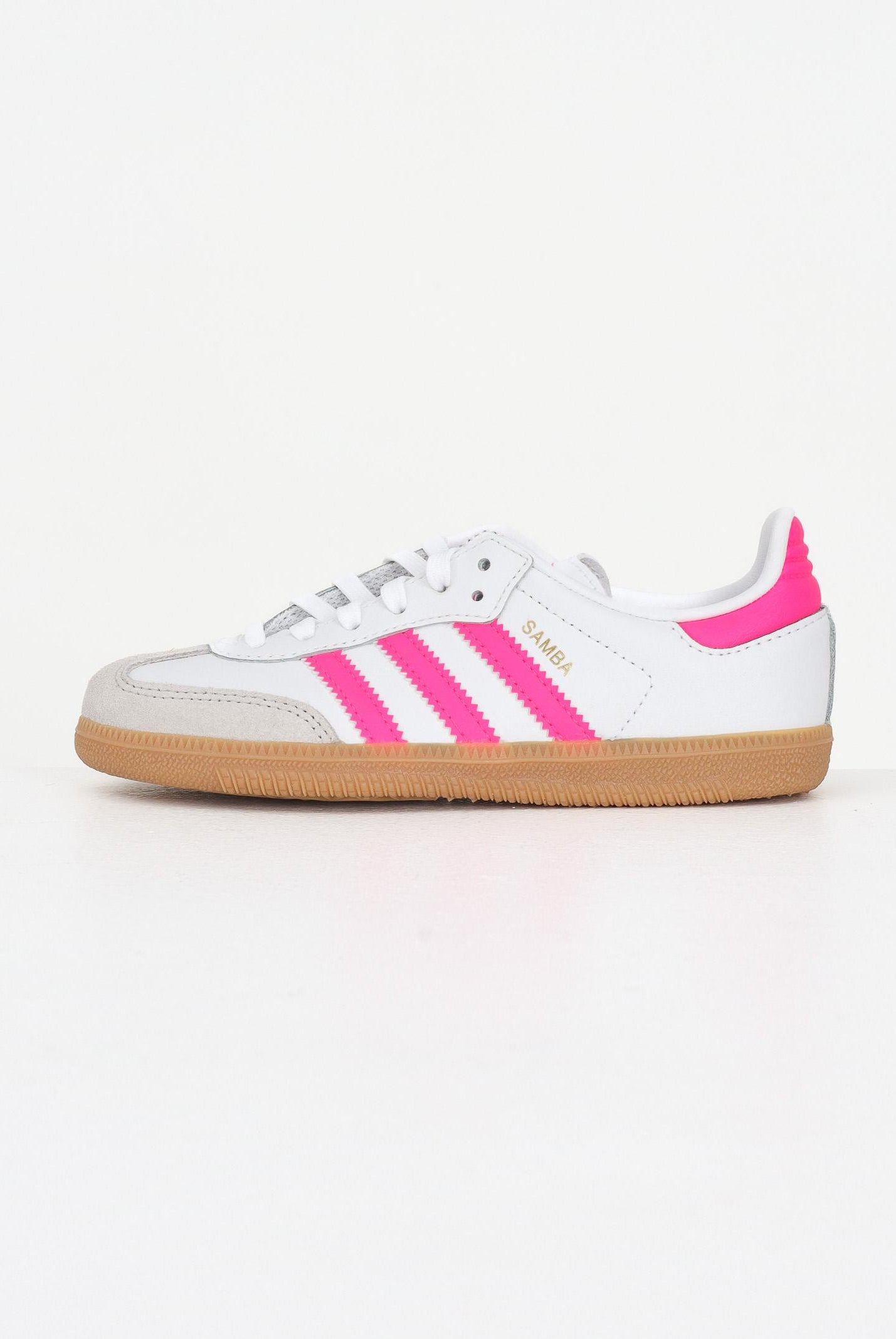 ADIDAS ORIGINALS Sneakers Samba OG bianche e fluo da bambina JQ2827 ADIDAS ORIGINALS