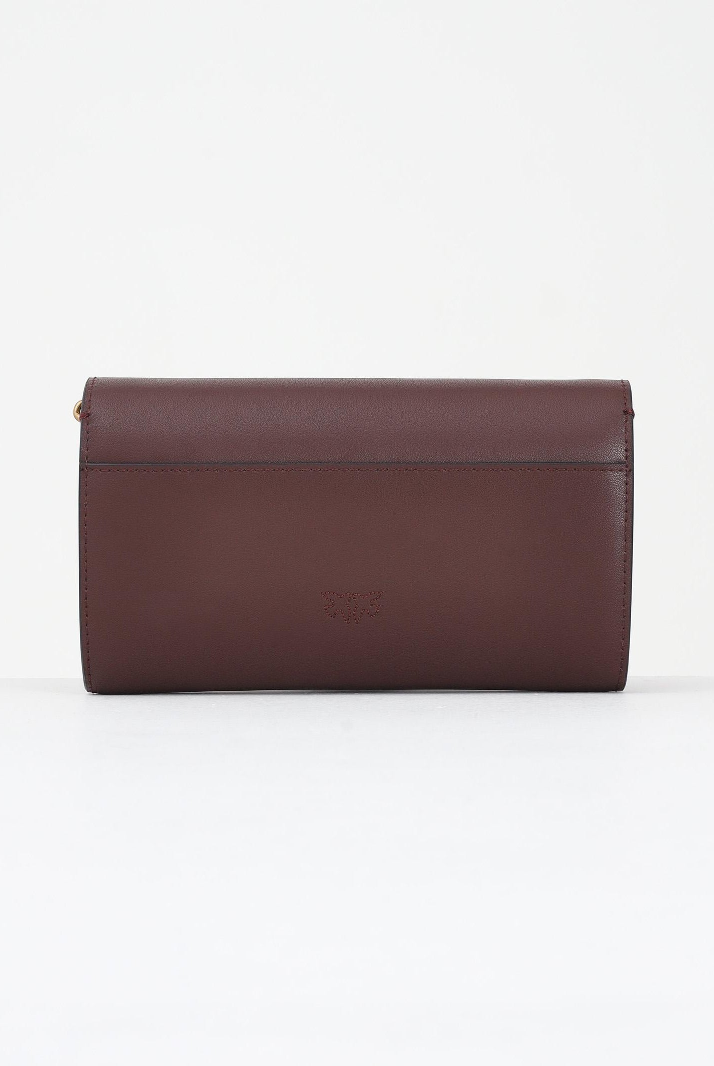 PINKO Pochette Love Bag a tracolla in morbida pelle mano seta marrone da donna 100062A0F1 L86Q PINKO