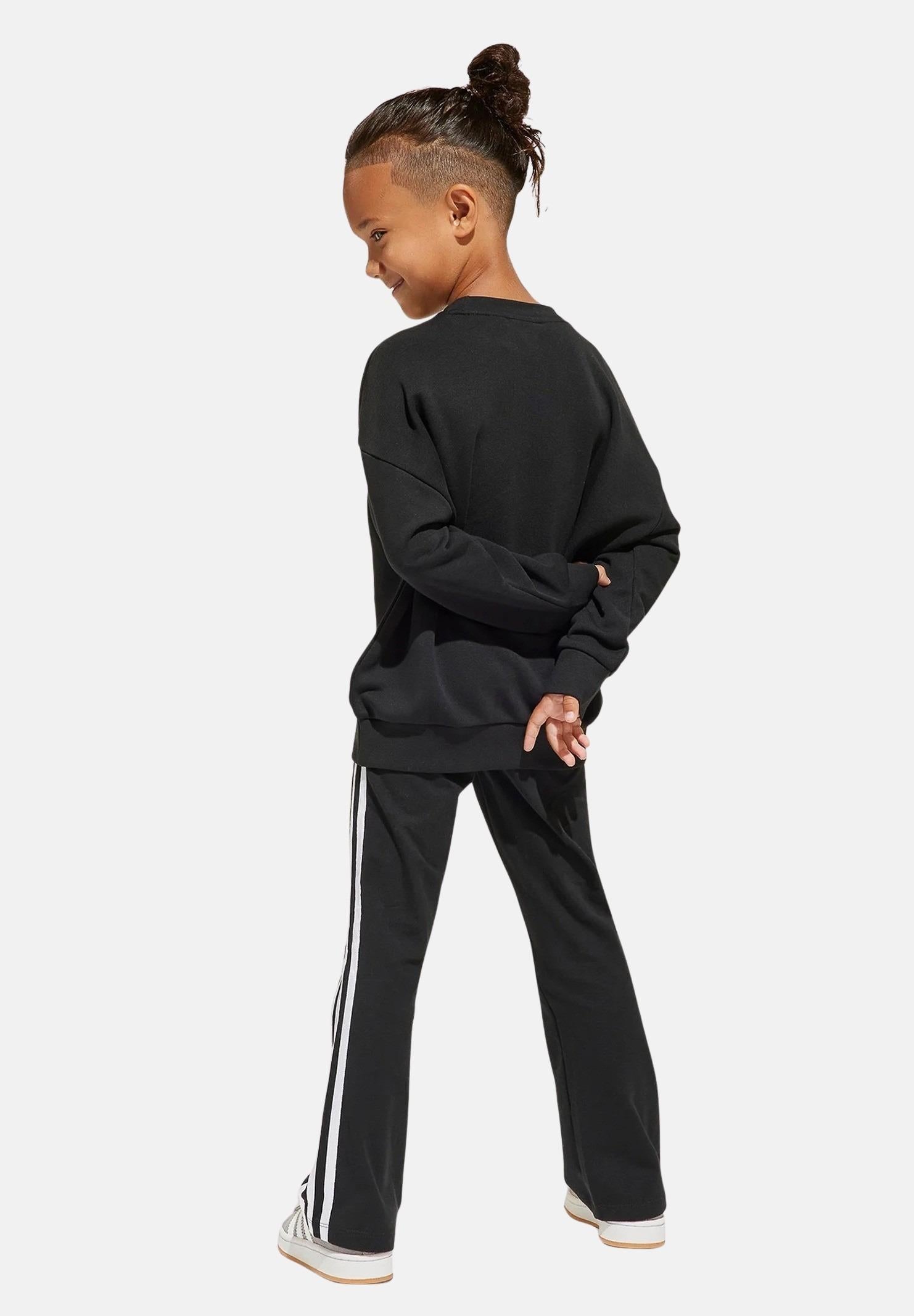 ADIDAS ORIGINALS Tuta Loose Crew Flared nera da bambina JC7873 ADIDAS ORIGINALS