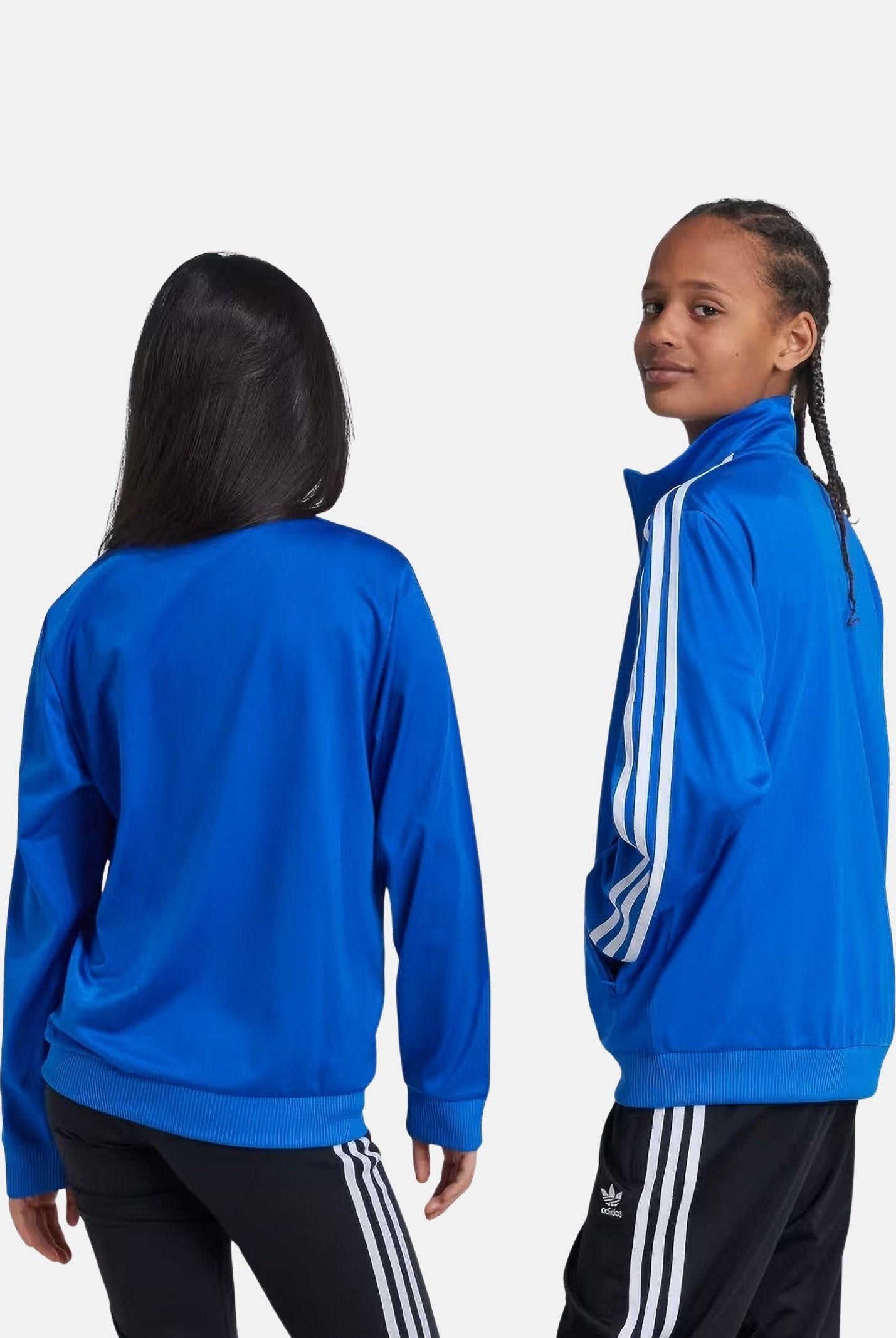 ADIDAS ORIGINALS Felpa con zip adicolor Firebird blu per bambino e bambina IY9799 ADIDAS ORIGINALS