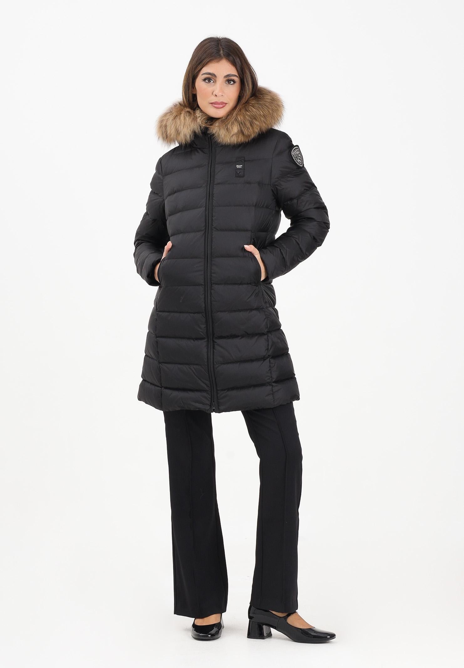 BLAUER Piumino lungo KRISTIN nero da donna 25WBLDK03103-006047 999EI BLAUER