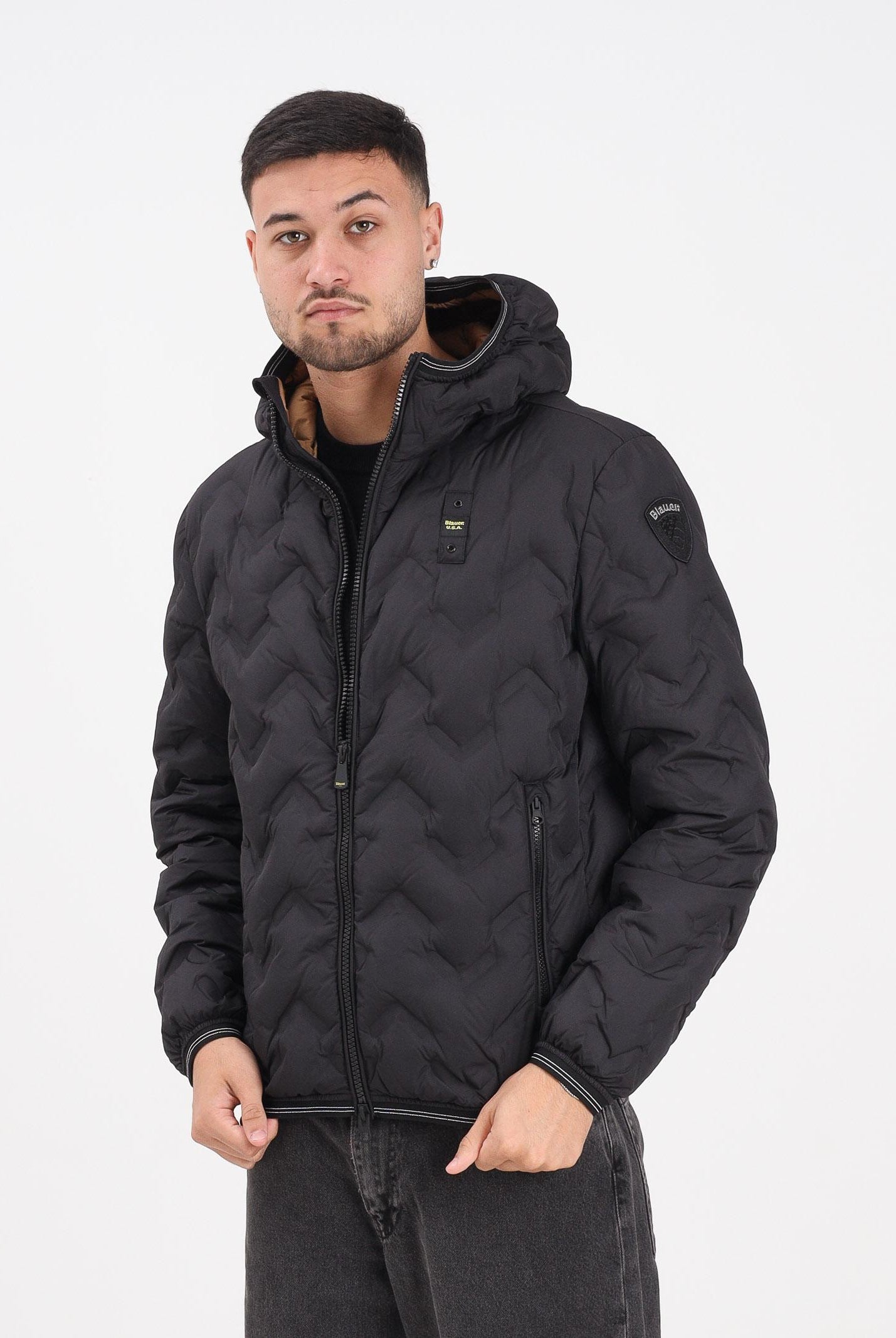 BLAUER Piumino PIERY nero da uomo 25WBLUC03233-007308 999TB BLAUER