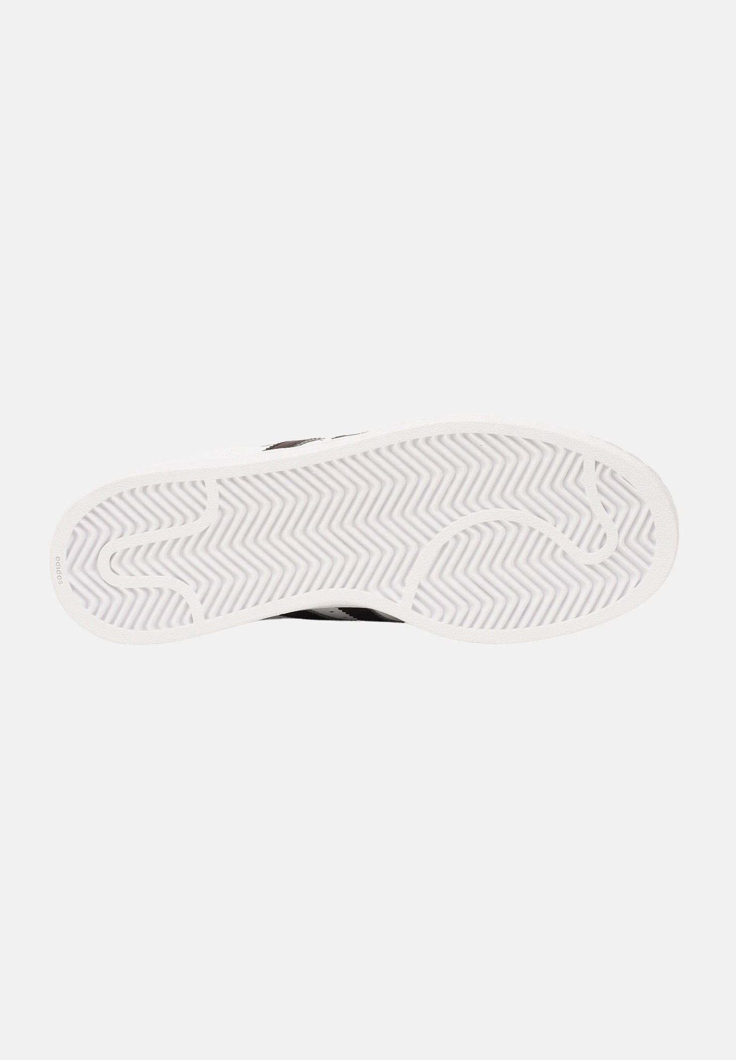 ADIDAS ORIGINALS Sneakers SUPERSTAR II bianche e marroni per uomo e donna KI4163 . ADIDAS ORIGINALS
