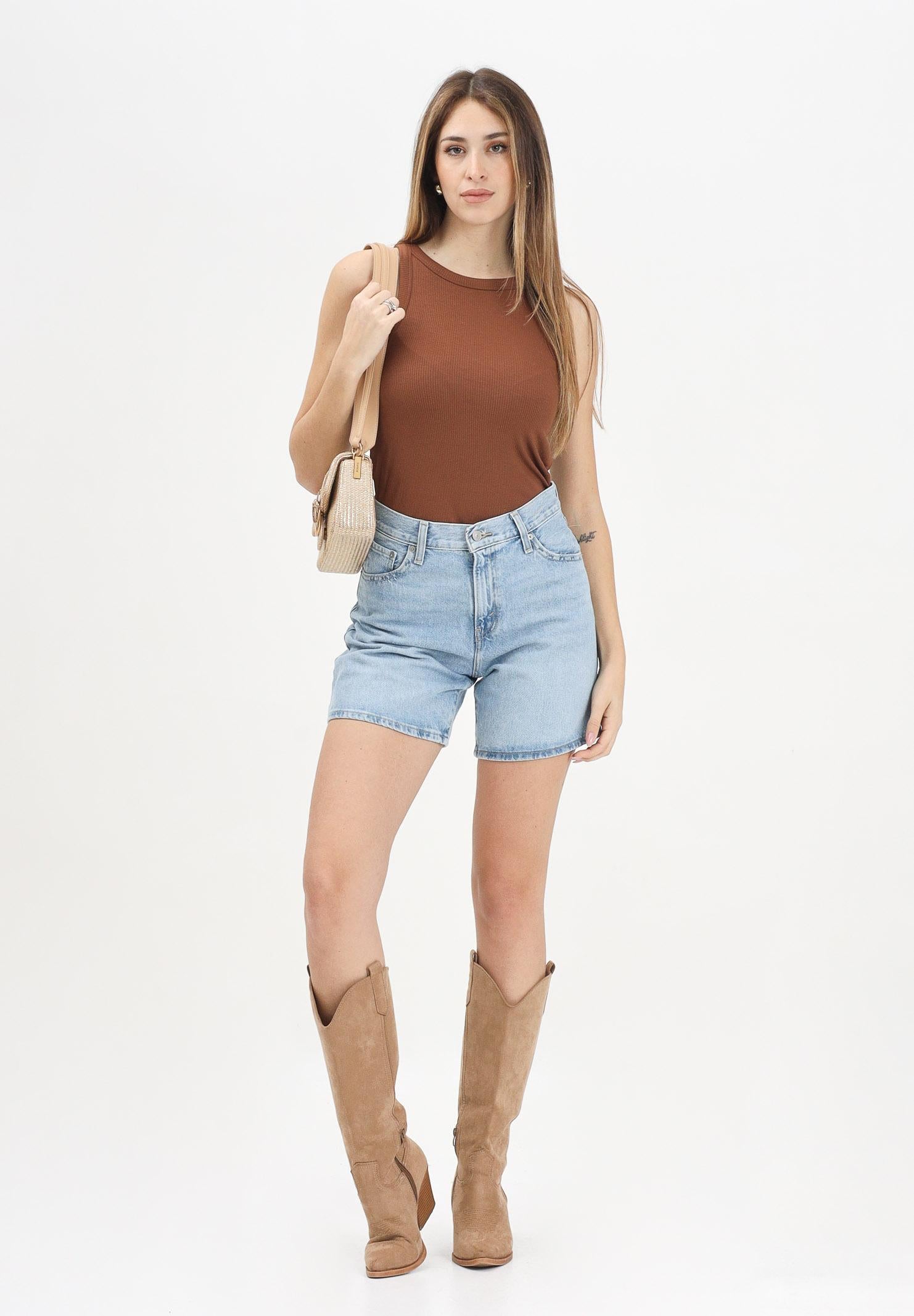 LEVI'S® Shorts High Rise Baggy in denim chiaro da donna A9311-0000 . LEVI'S®