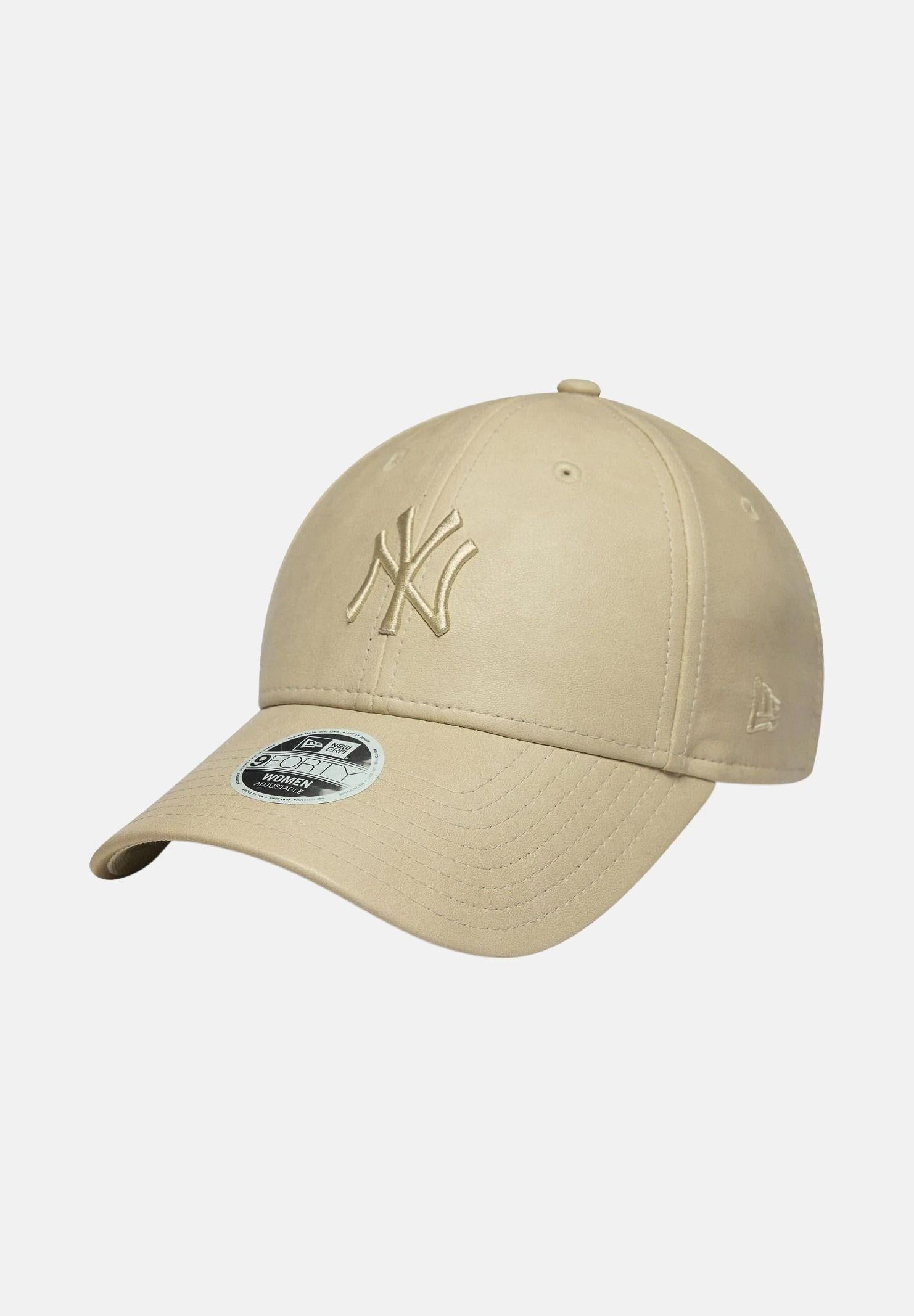NEW ERA Cappello con visiera 9FORTY New York Yankees MLB PU beige da donna 60771752 . NEW ERA