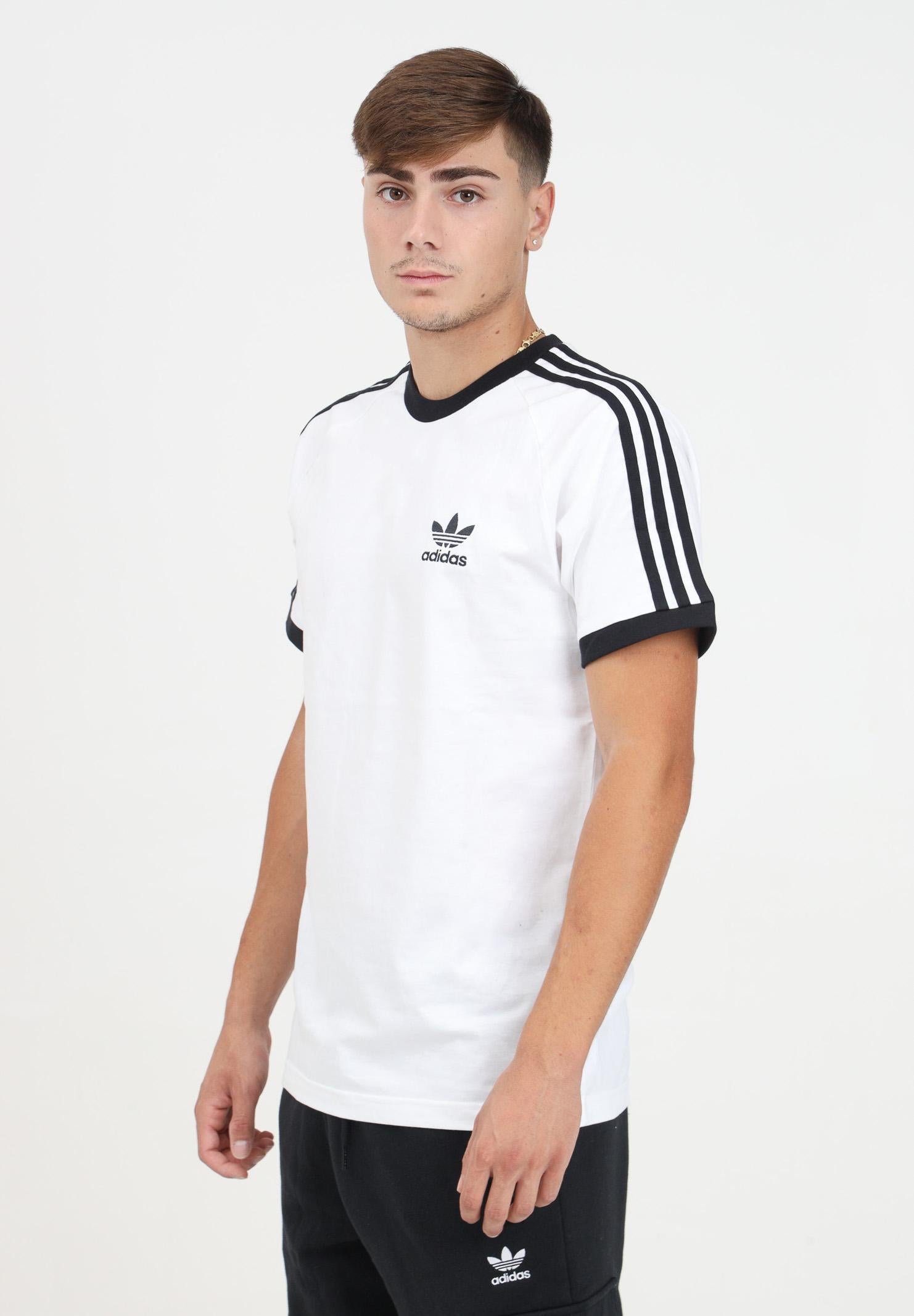 ADIDAS ORIGINALS T-shirt a manica corta Adicolor Classics 3-Stripes bianca da uomo IA4846 ADIDAS ORIGINALS