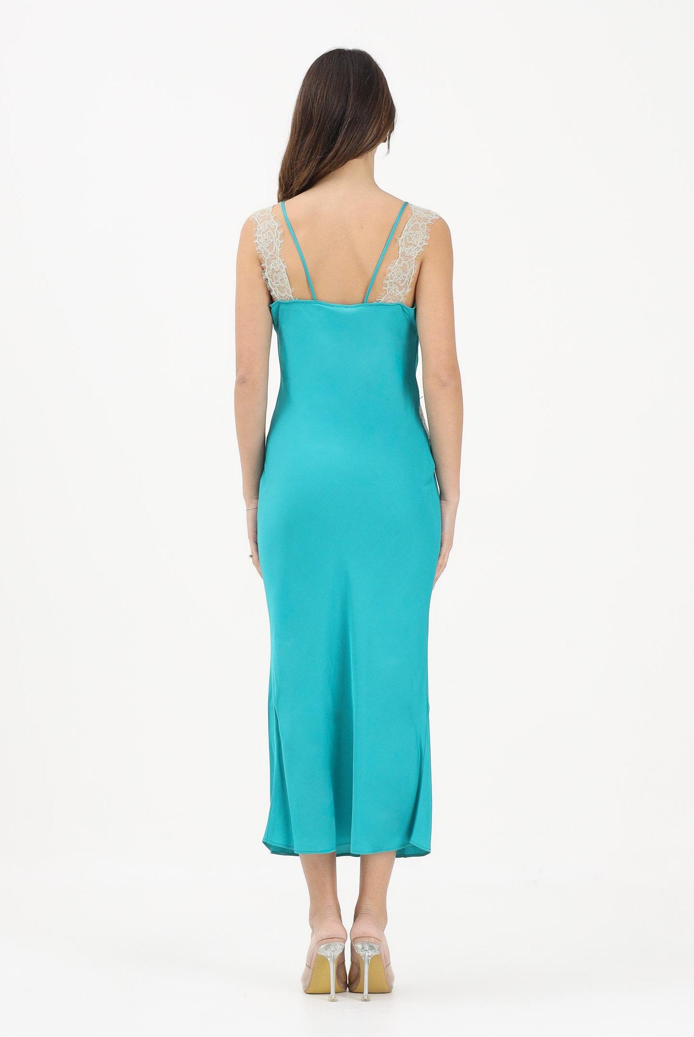 PINKO Abito midi ANISE turchese da donna 106624A385 V77 PINKO