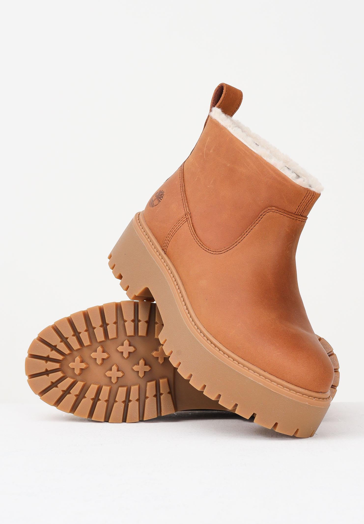 TIMBERLAND Stivale basso con Plateau Stone Street marrone da donna TB0A283GEM71 . TIMBERLAND