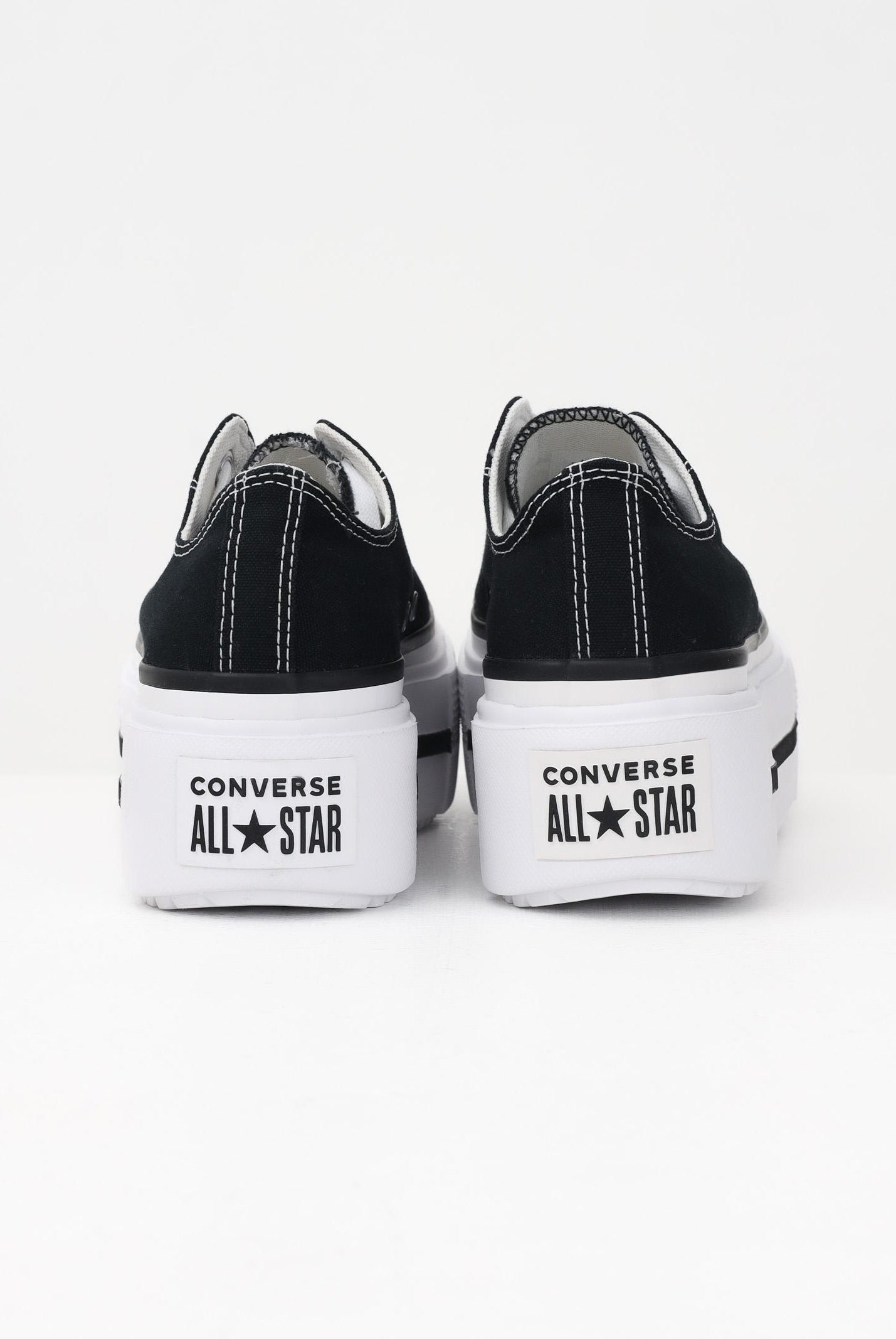 CONVERSE Sneakers Chuck Taylor All Star Lift Double Stack Platform nere da donna A15490C . CONVERSE