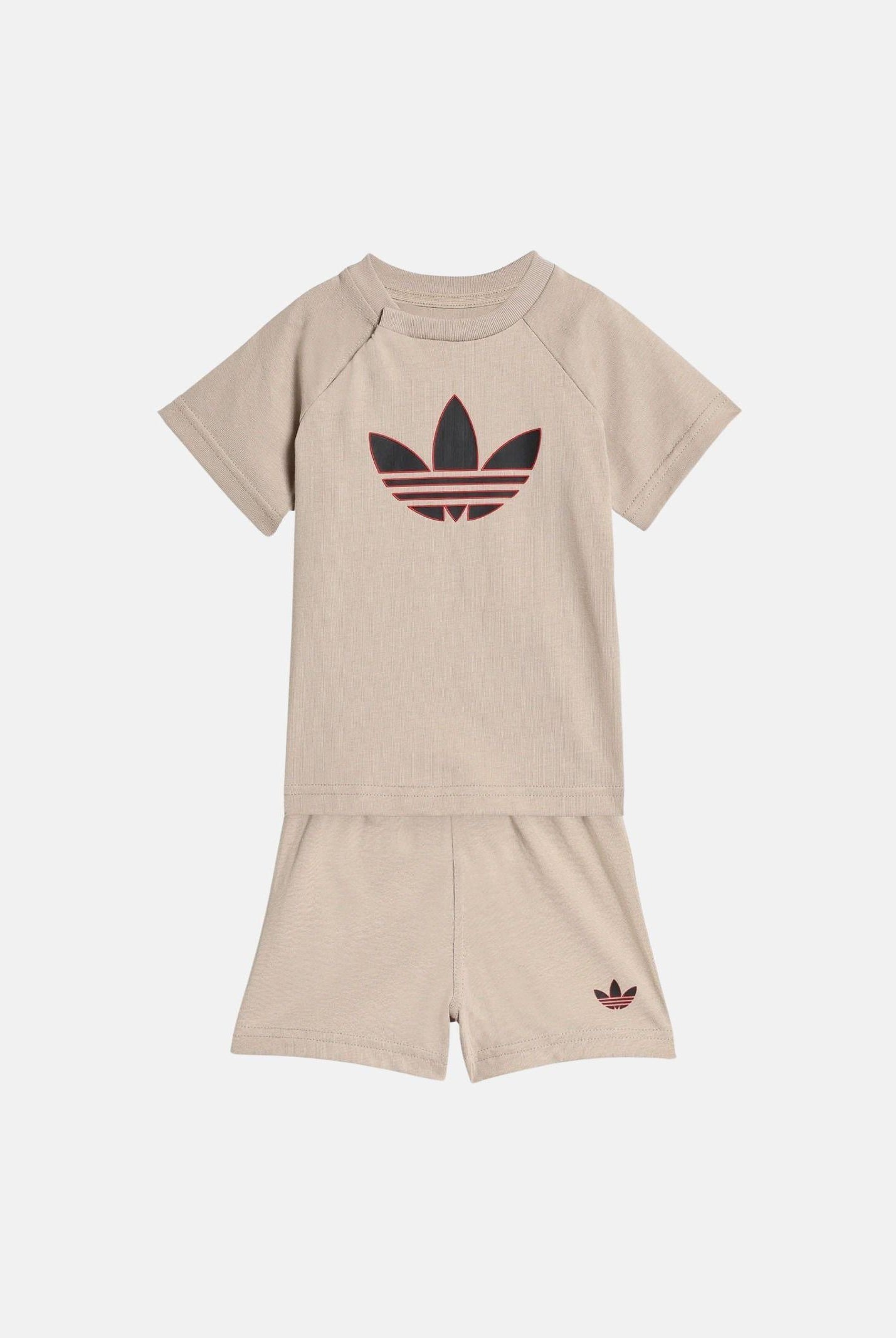 ADIDAS ORIGINALS Completino TREFOIL LOOSE beige da neonato KD1039 . ADIDAS ORIGINALS