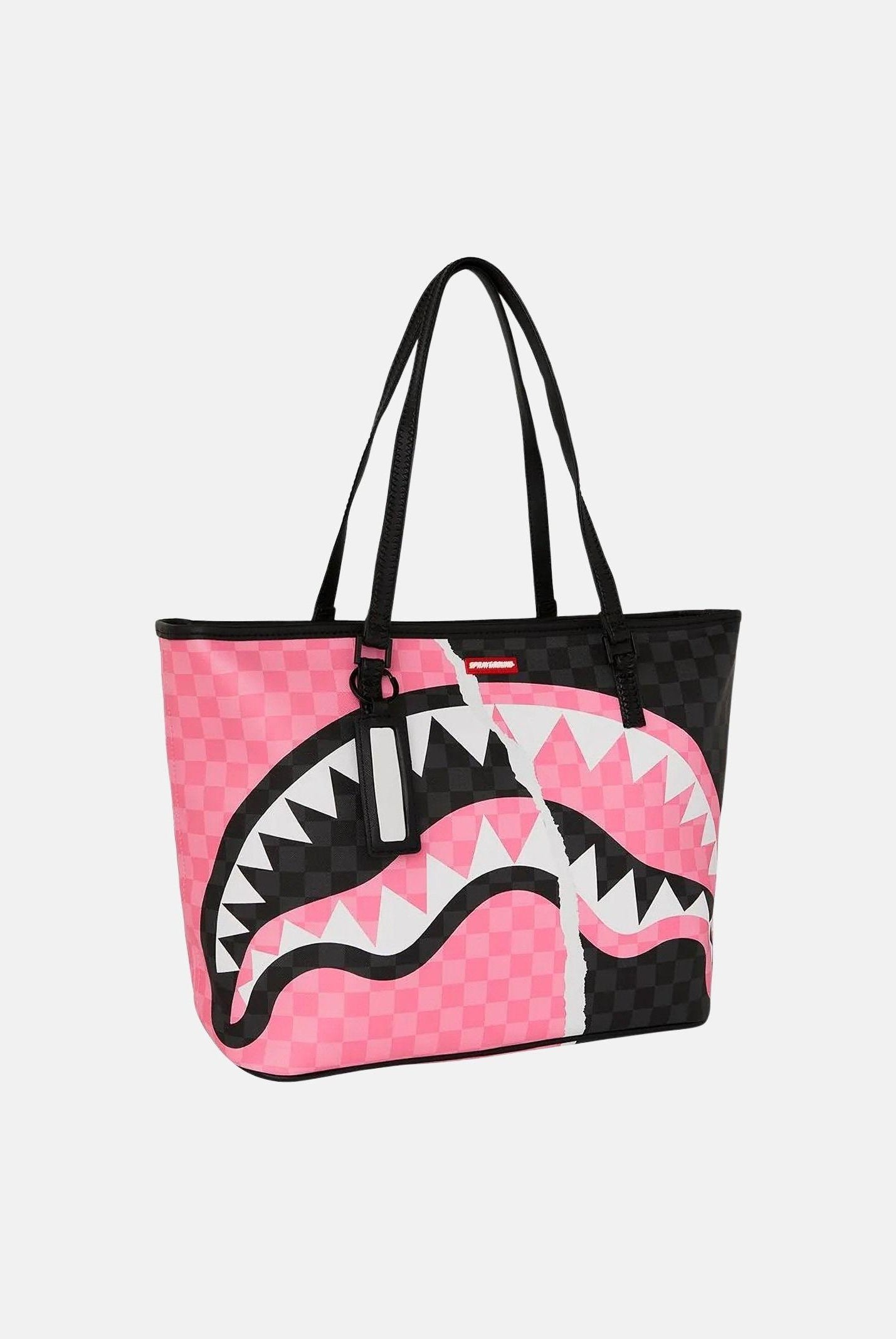 SPRAYGROUND Shopper PINK AND BLACK TEAR SIP TOTE rosa e nera da donna 910T8278NSZ . SPRAYGROUND
