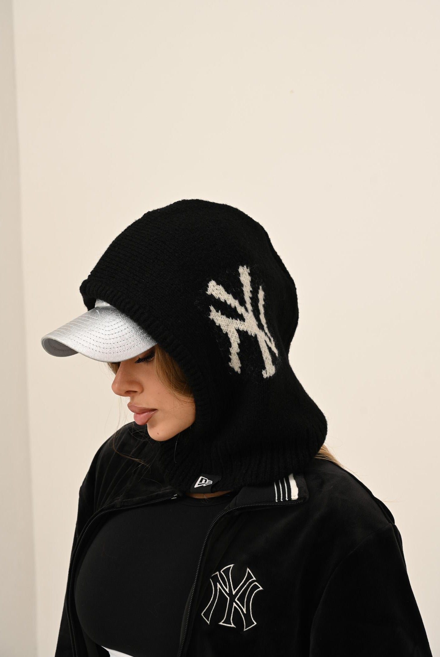 NEW ERA Balaclava New York Yankees MLB Slouch nero per uomo e donna 60758935 . NEW ERA