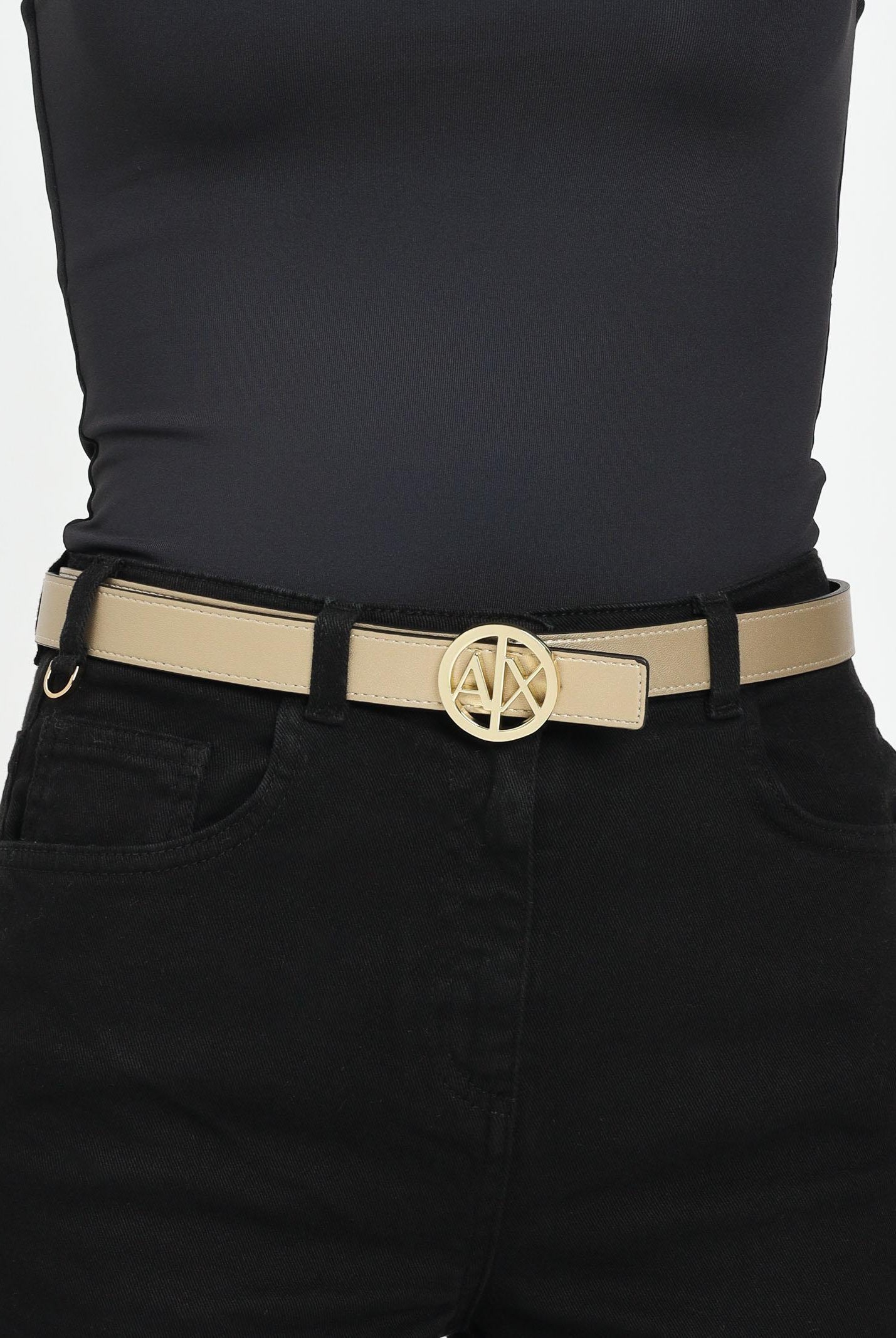 ARMANI EXCHANGE Cintura bicolore da donna 9411180A877 77520 ARMANI EXCHANGE