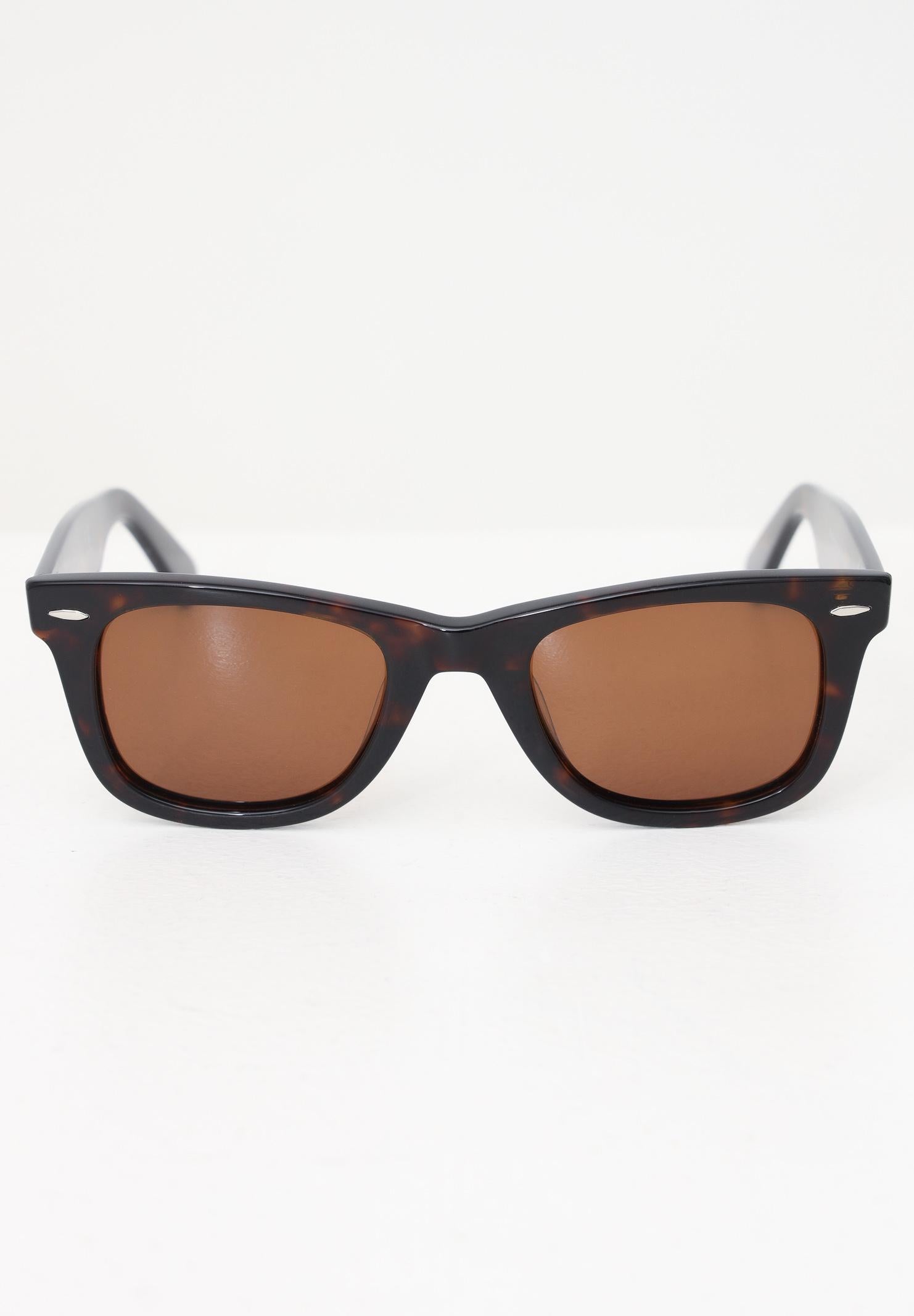 Occhiali da sole marroni per uomo e donna con montatura tartarugata 700161 07 CRISTIAN LEROY