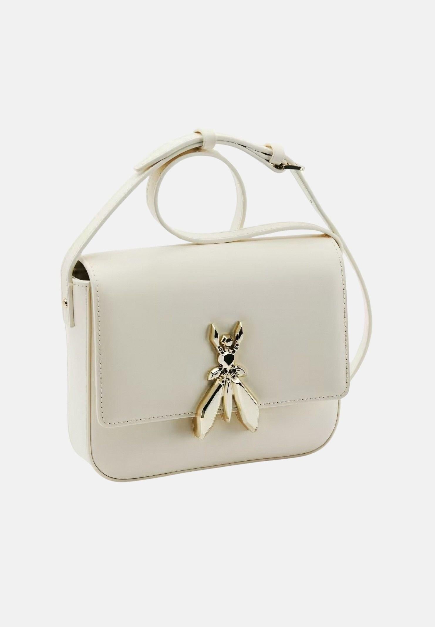 PATRIZIA PEPE Borsa a tracolla Essential Fly panna da donna 8B0303L061 W405 PATRIZIA PEPE