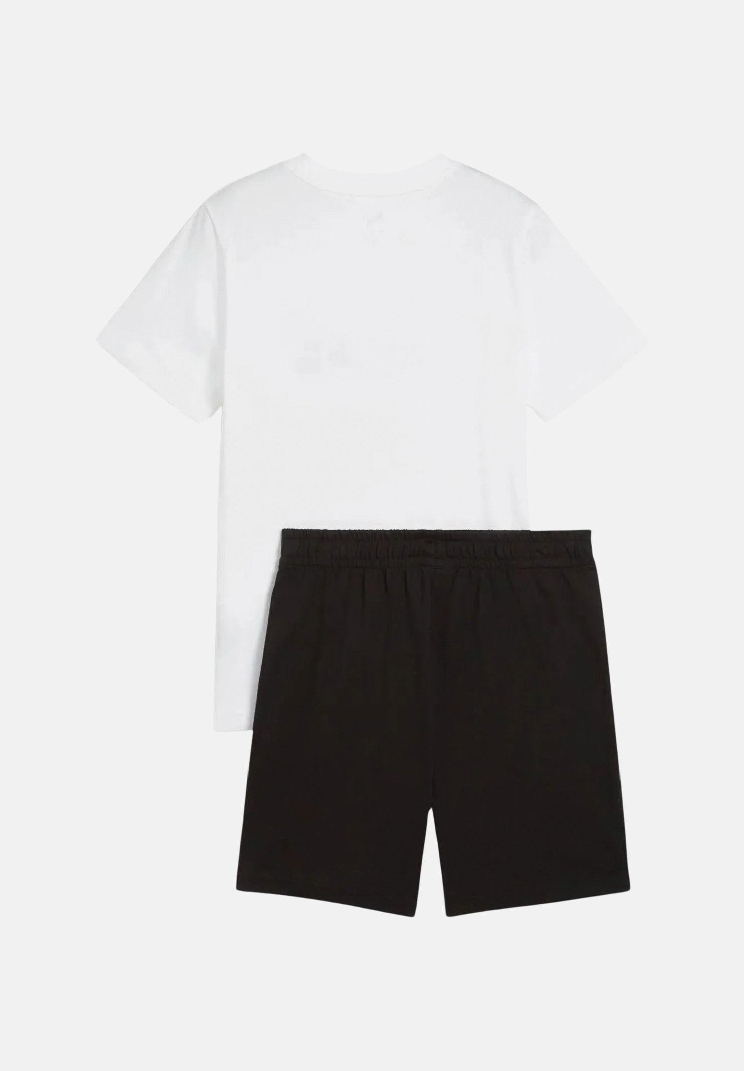 PUMA Completino Essentials bianco e nero per bambino e bambina 686298 02 PUMA
