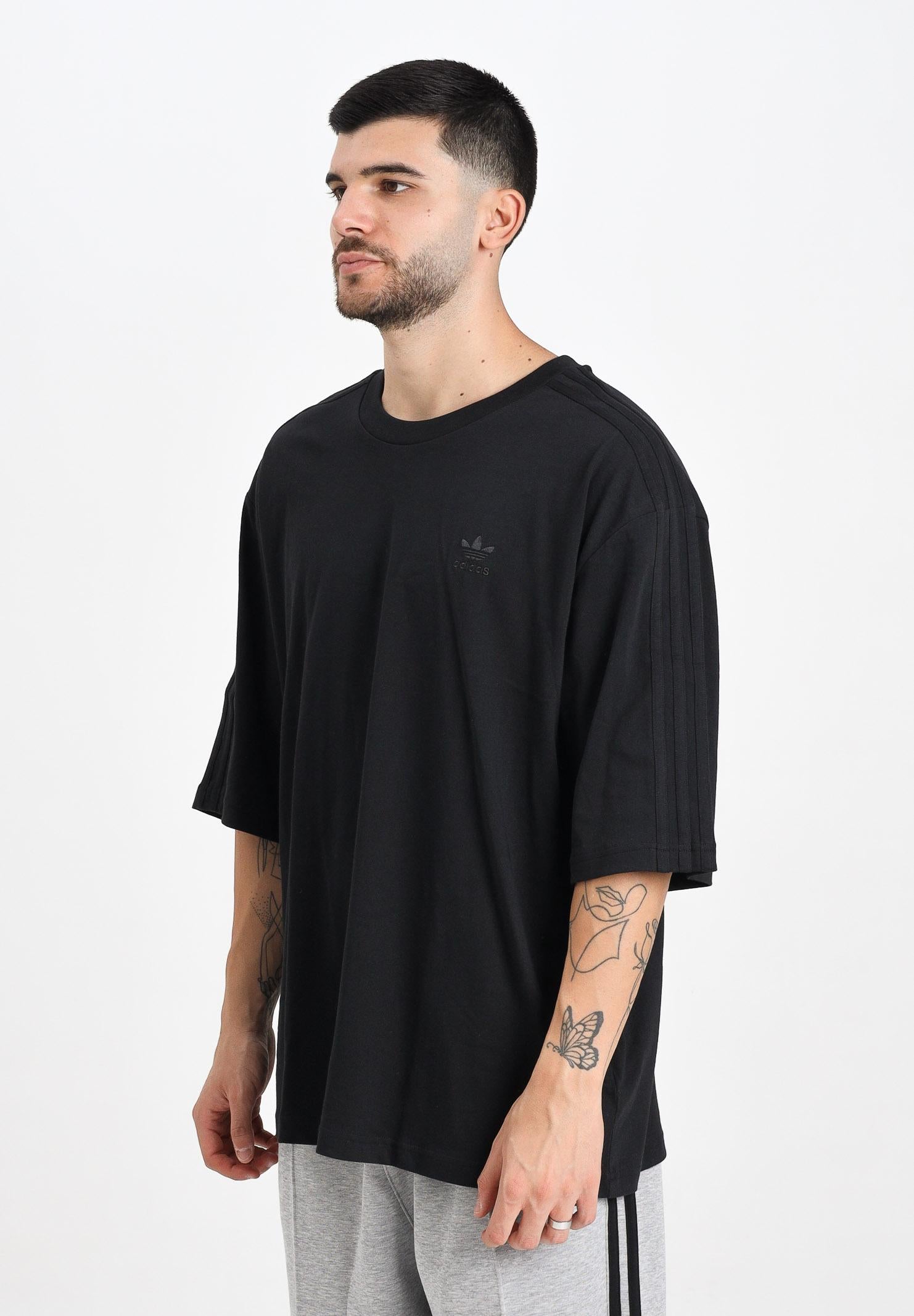 ADIDAS ORIGINALS T-shirt a manica corta Adicolor Oversized nera da uomo JY1398 ADIDAS ORIGINALS