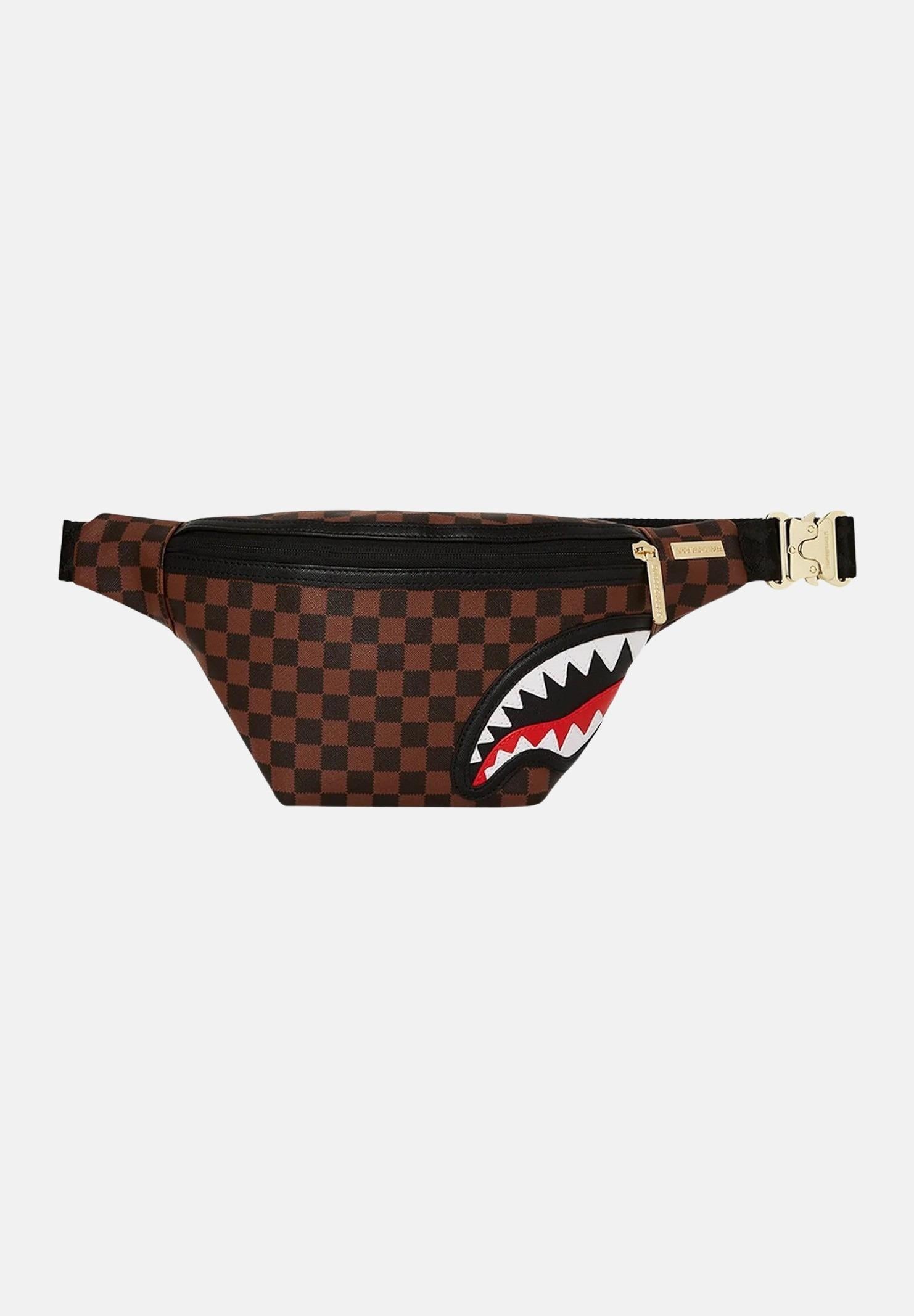 SPRAYGROUND Marsupio Sawtooth Sharks In Paris marrone per uomo e donna 910B7844NSZ SPRAYGROUND