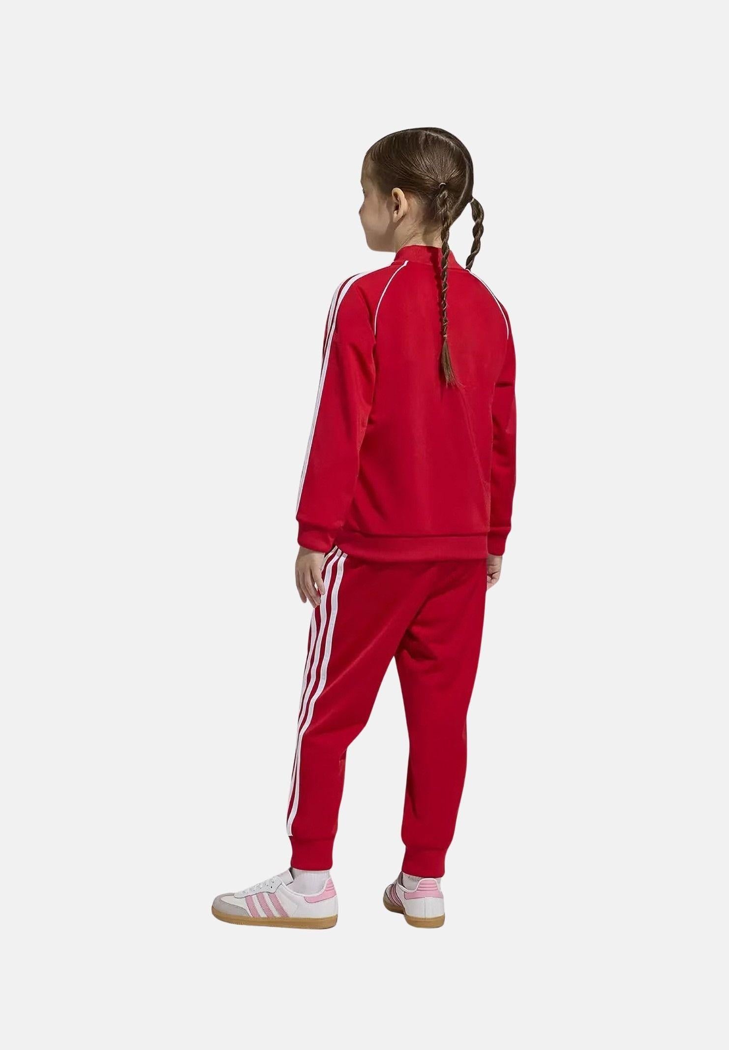 ADIDAS ORIGINALS Tuta SST rossa per bambino e bambina KD5740 . ADIDAS ORIGINALS