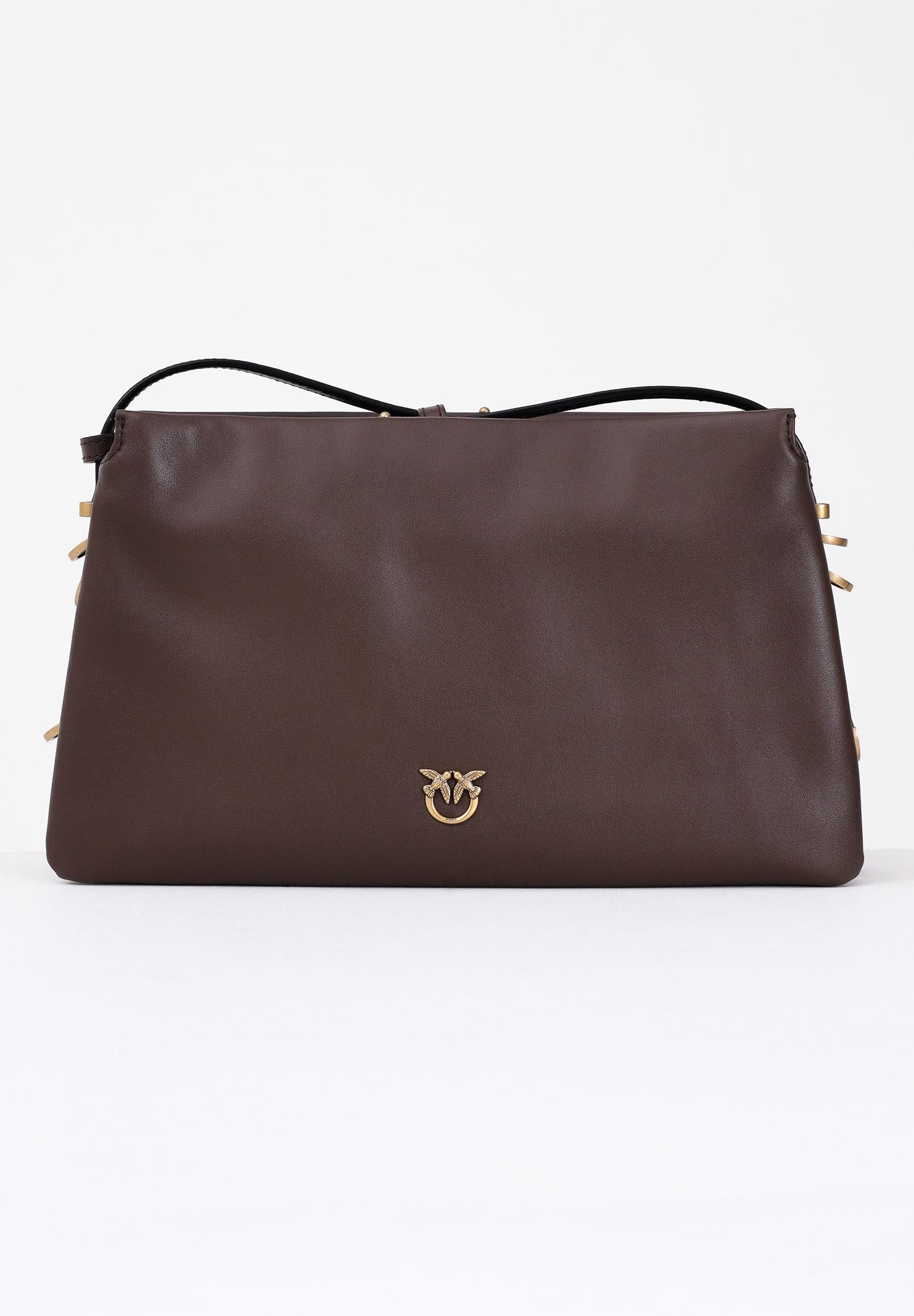 PINKO Borsa a tracolla One, Two, Three Bag marrone da donna 105161A0QO L74Q PINKO