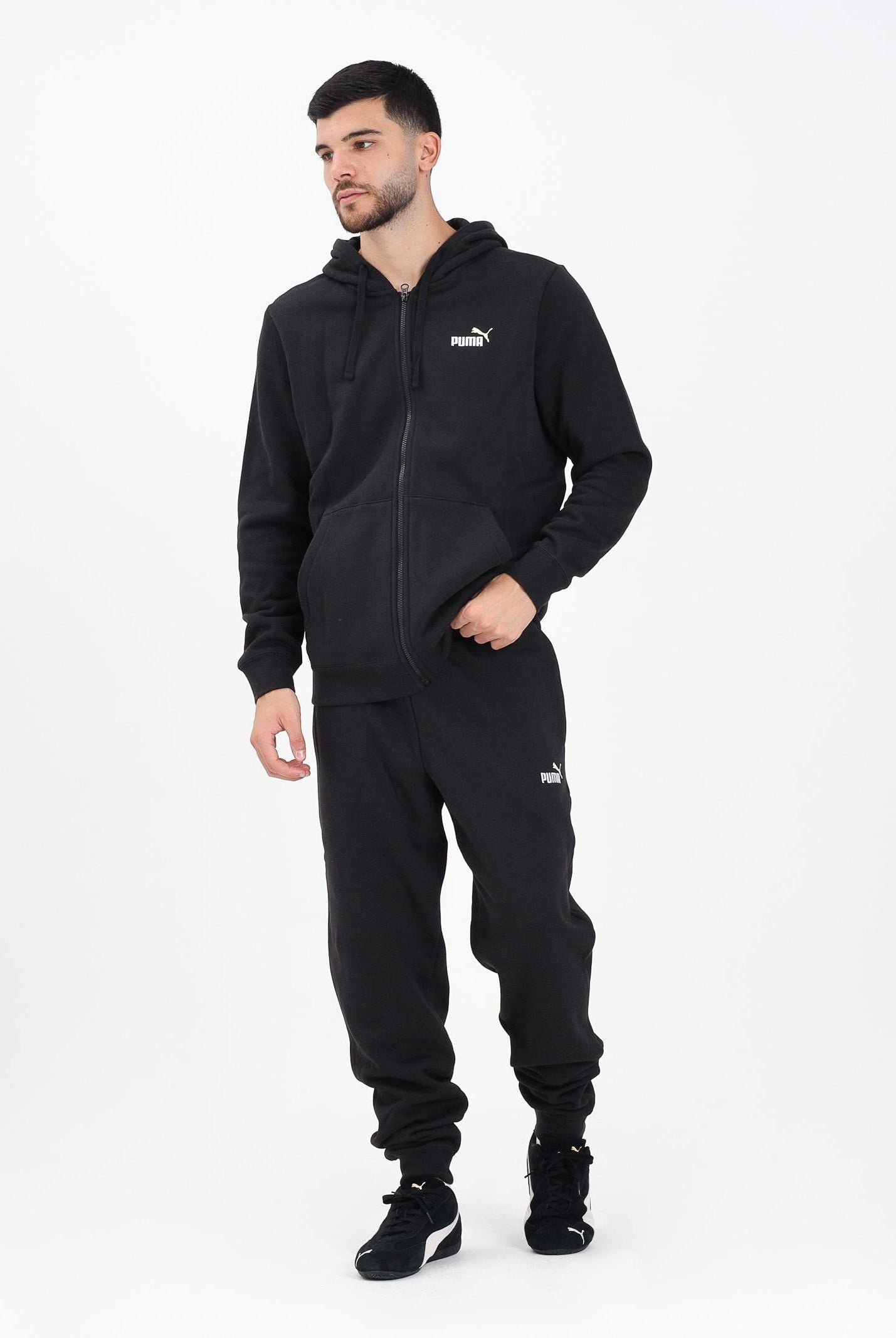 PUMA Pantalone sportivo Essentials con logo N. 1 nero da uomo 684713 56 PUMA