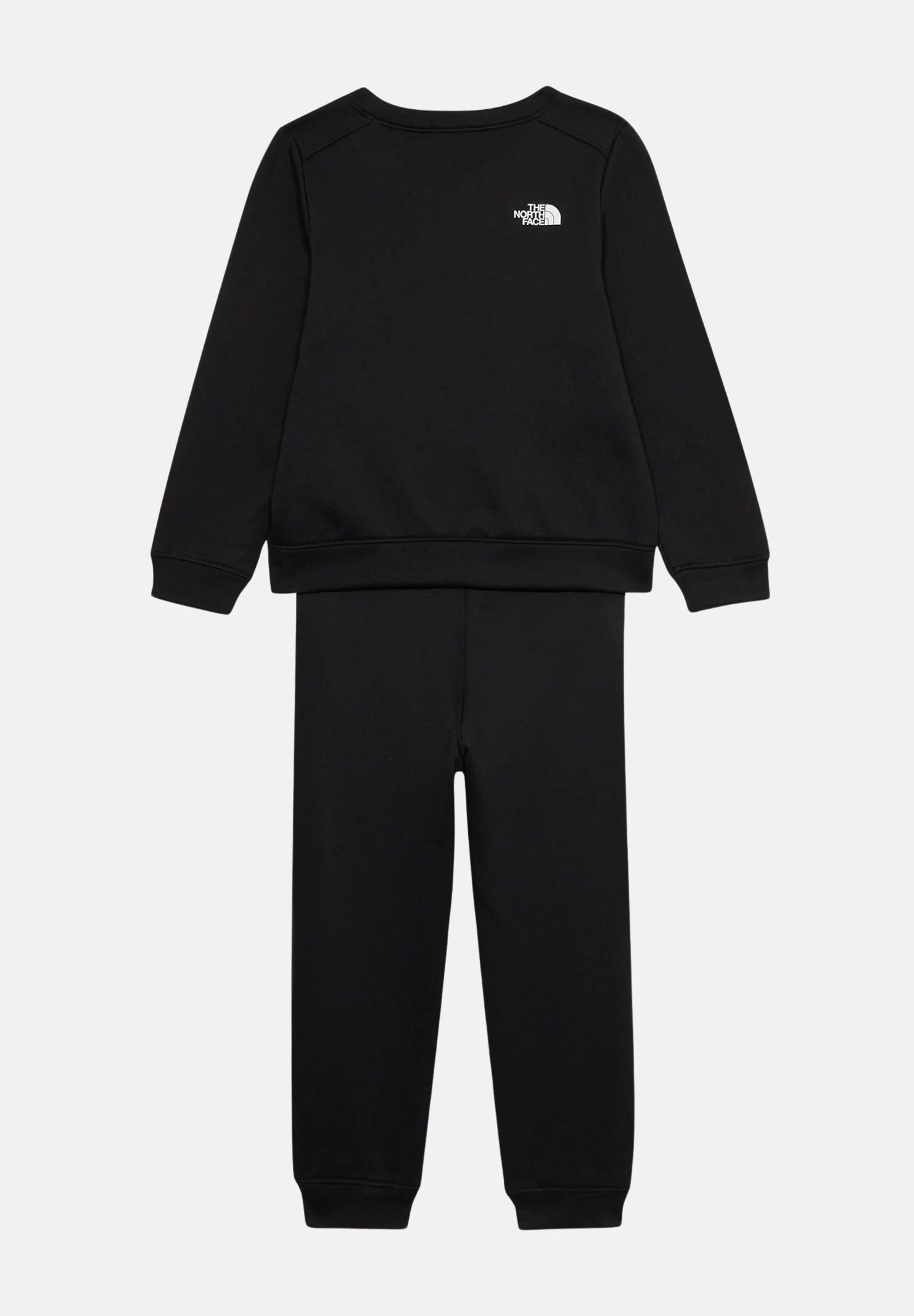 THE NORTH FACE tuta nera per bambino e bambina con logo NF0A8CV0JK31 THE NORTH FACE