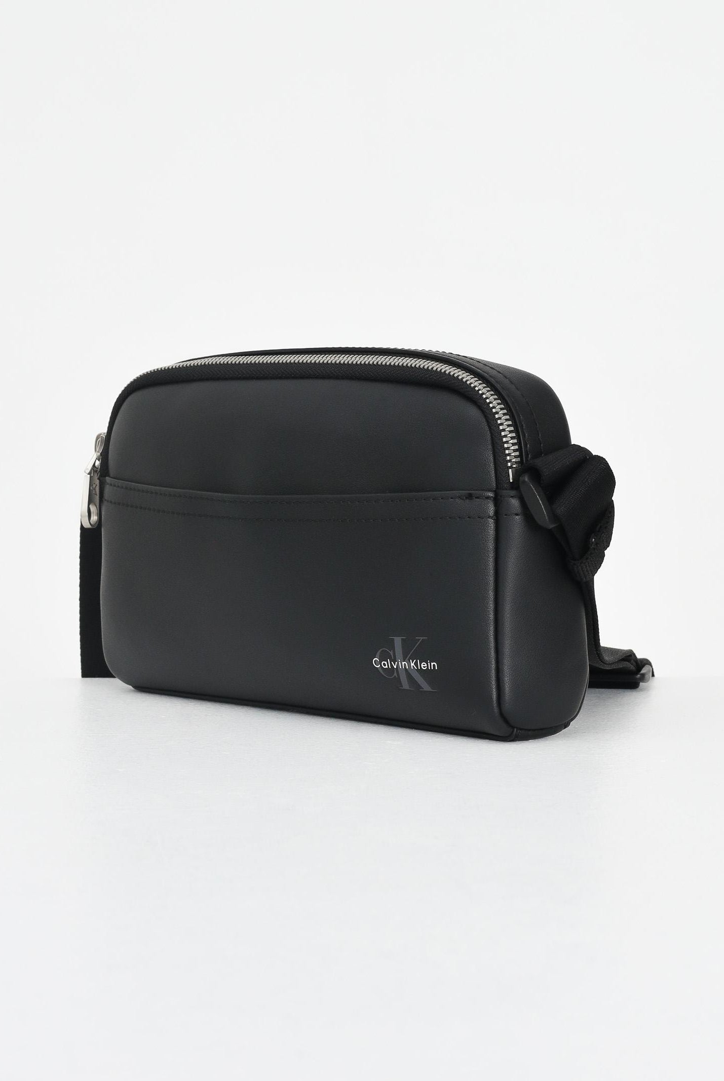 CALVIN KLEIN Borsa a tracolla nera da uomo con logo LV04G3015G UB1 CALVIN KLEIN