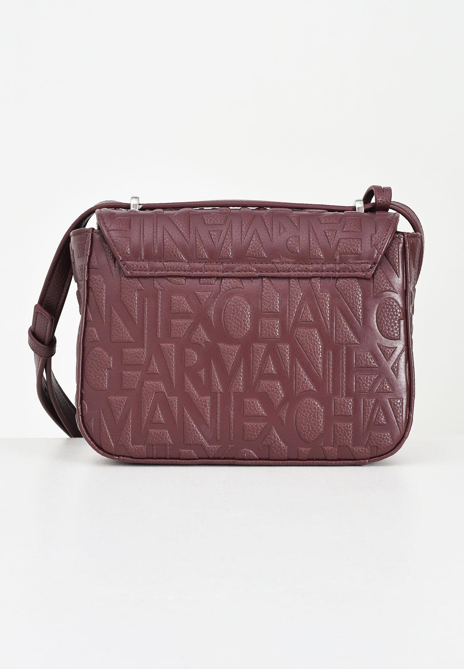 ARMANI EXCHANGE Borsa a tracolla bordeaux da donna con logo XW001577AF15774 UA343 ARMANI EXCHANGE