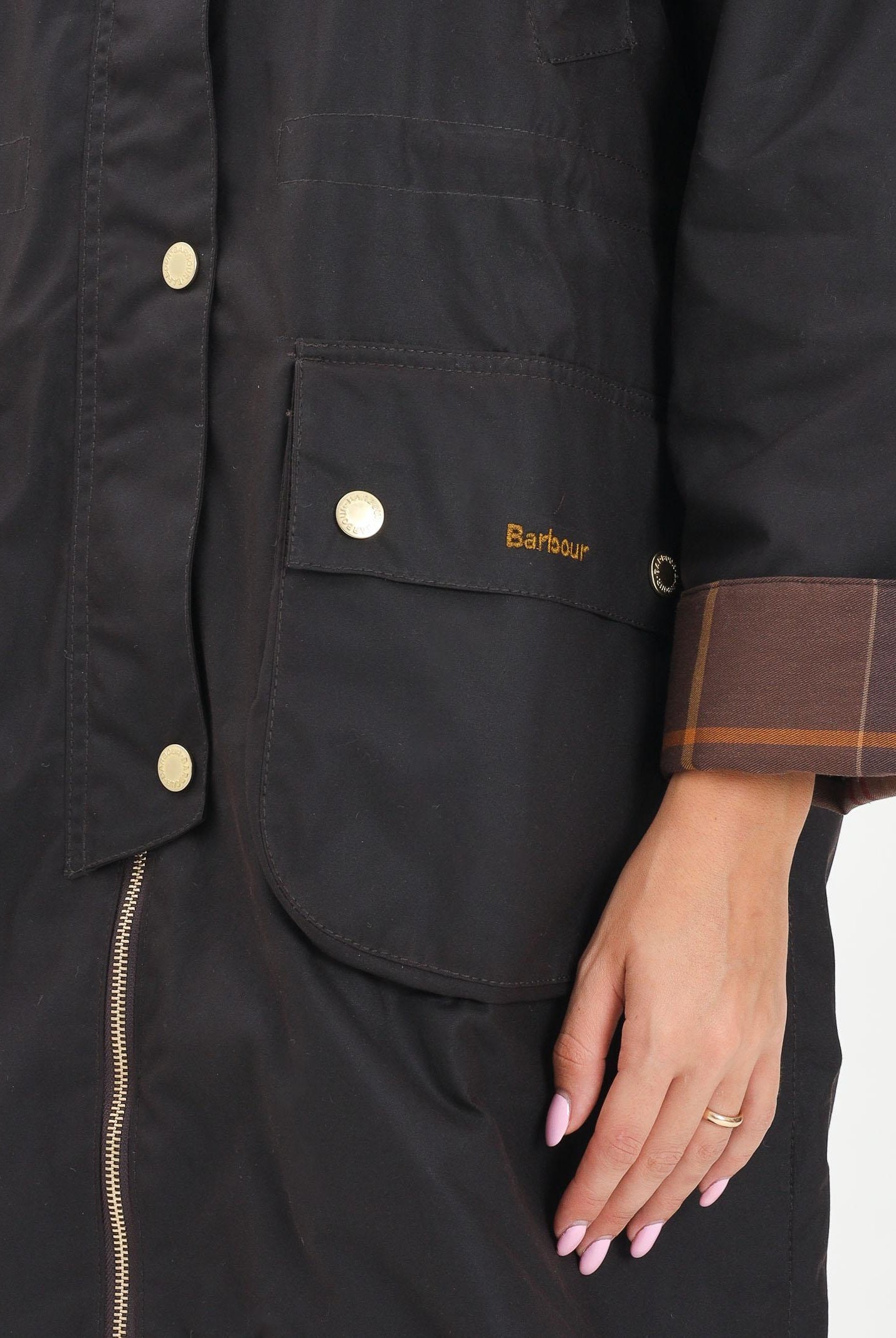 BARBOUR Parka Marcy nero da donna 252MLWX1456 RU91 BARBOUR