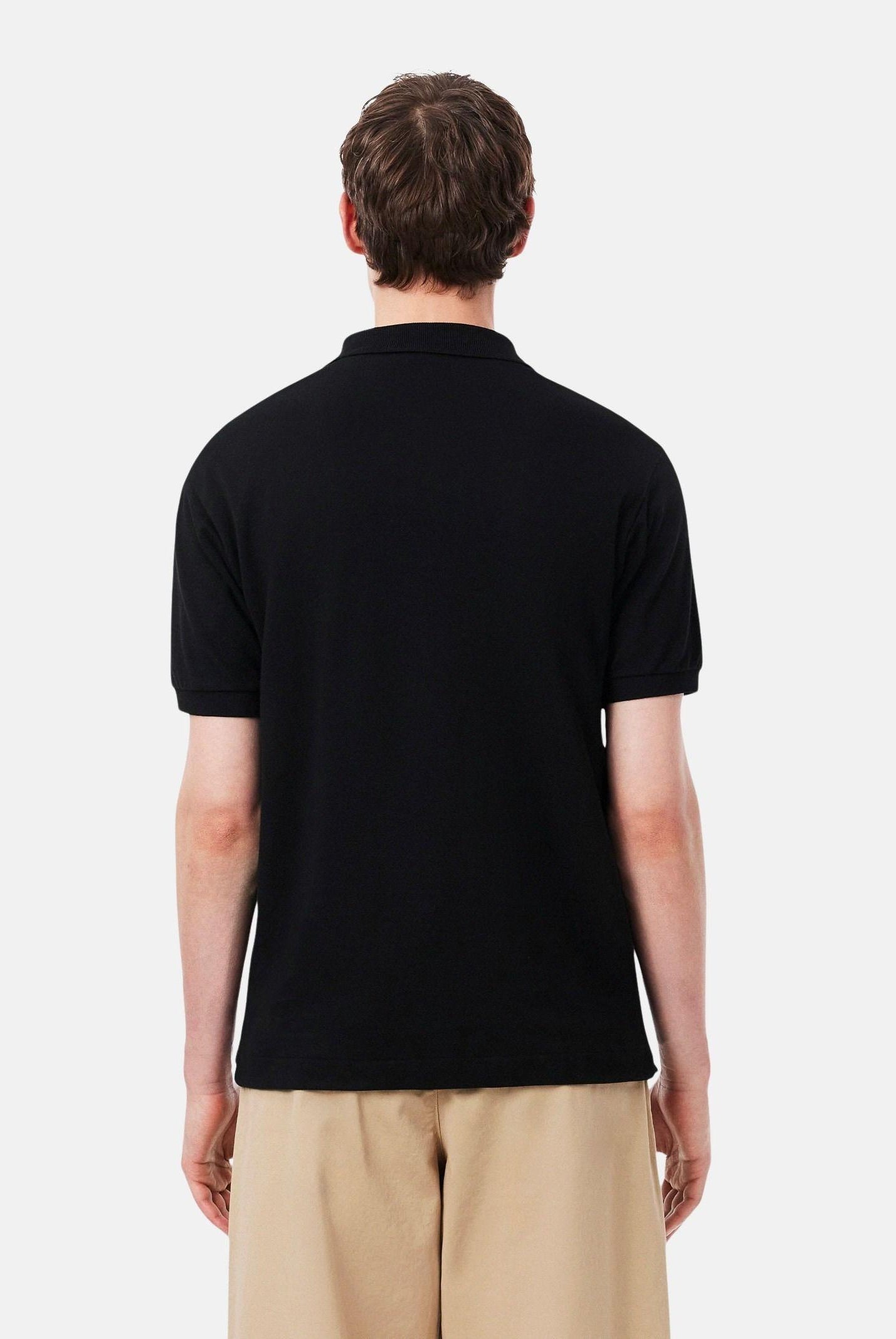LACOSTE Polo nera per uomo e donna con patch logo coccodrilo 1212 031 LACOSTE