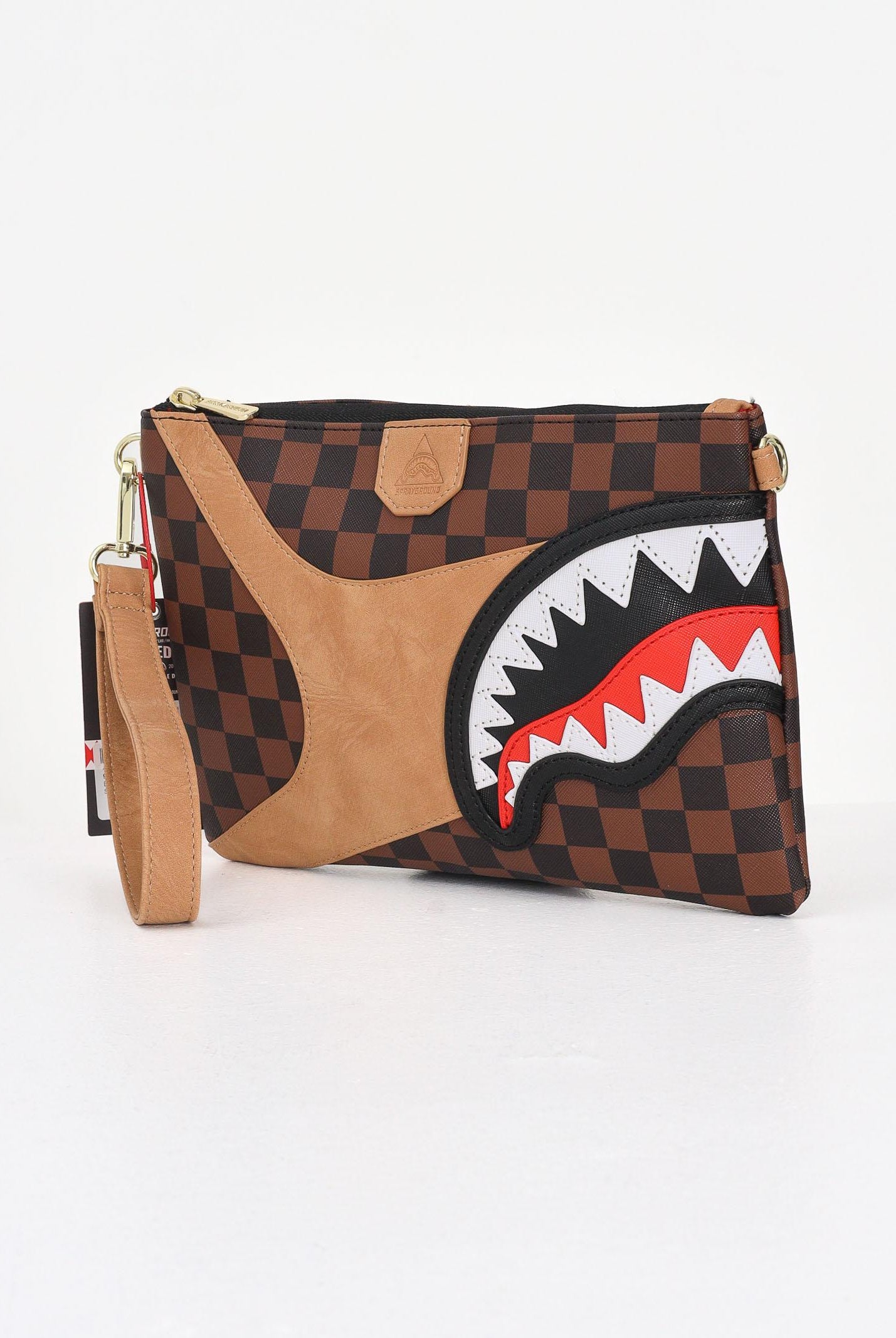 SPRAYGROUND Pochette HENNYVILLE CROSSOVER marrone da donna 910B7994NSZ SPRAYGROUND