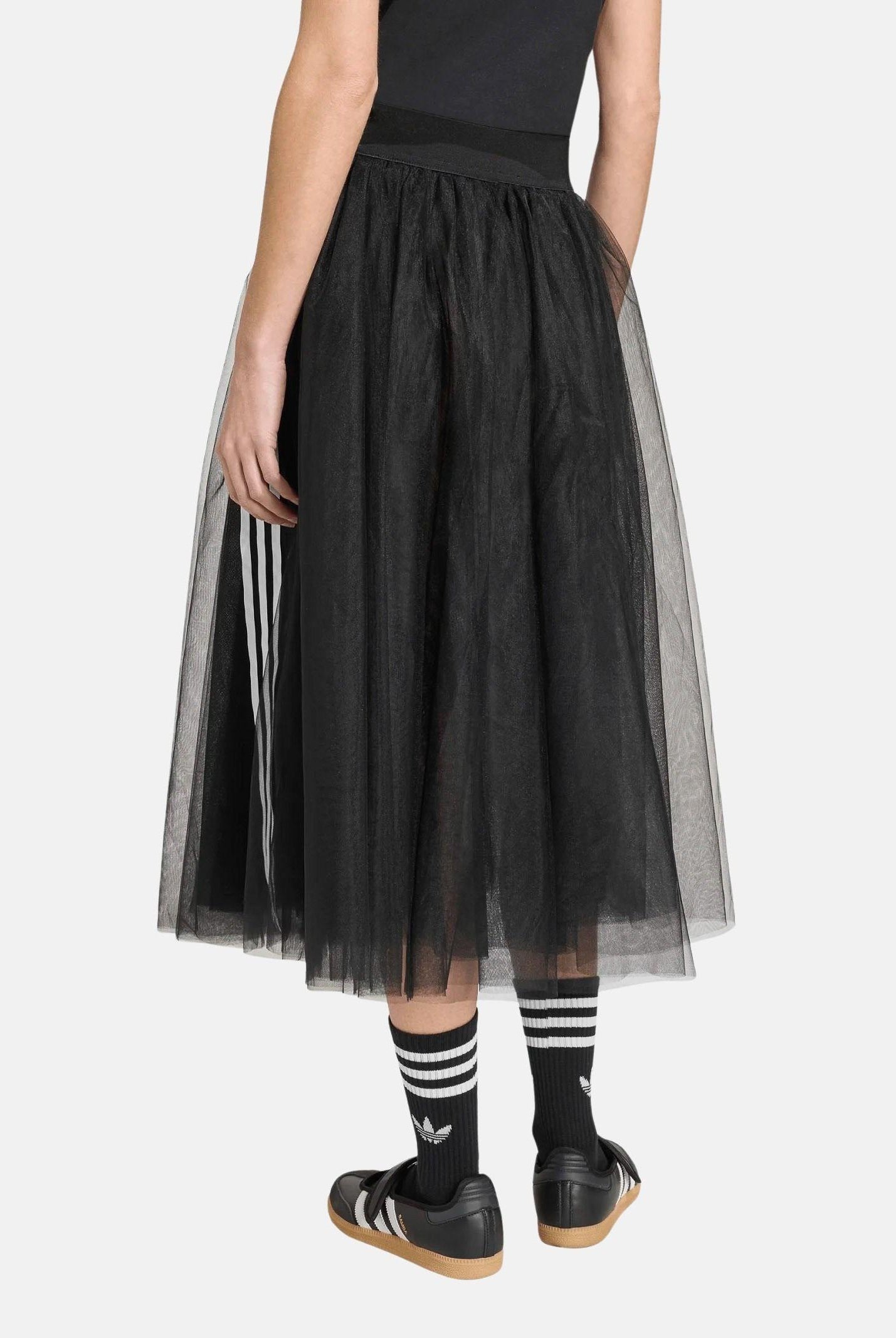 ADIDAS ORIGINALS gonna in tulle Skirt Black nera da donna KS6563 . ADIDAS PERFORMANCE