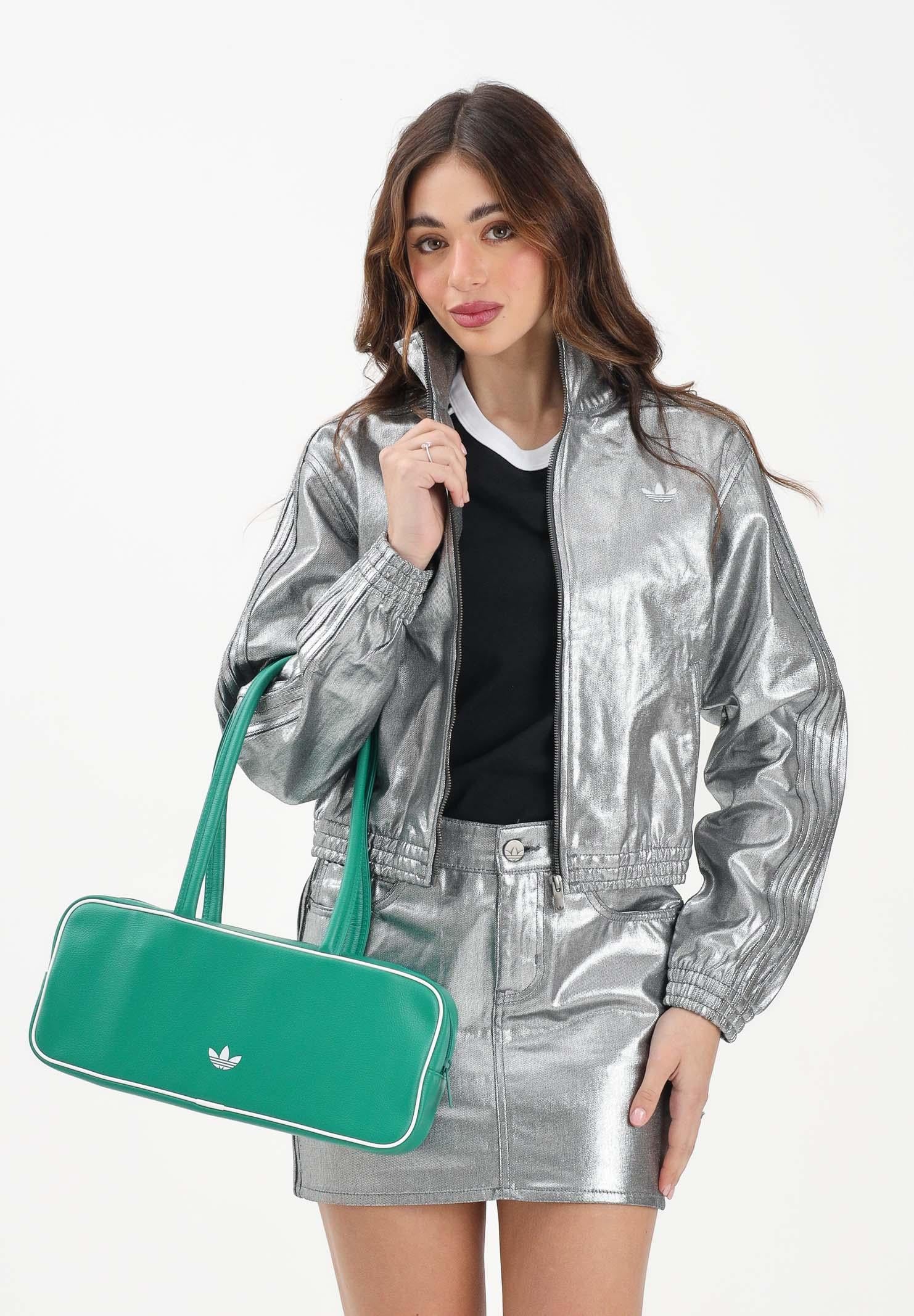 ADIDAS ORIGINALS Giubbotto di jeans FIREBIRD argento da donna KD2910 . ADIDAS ORIGINALS