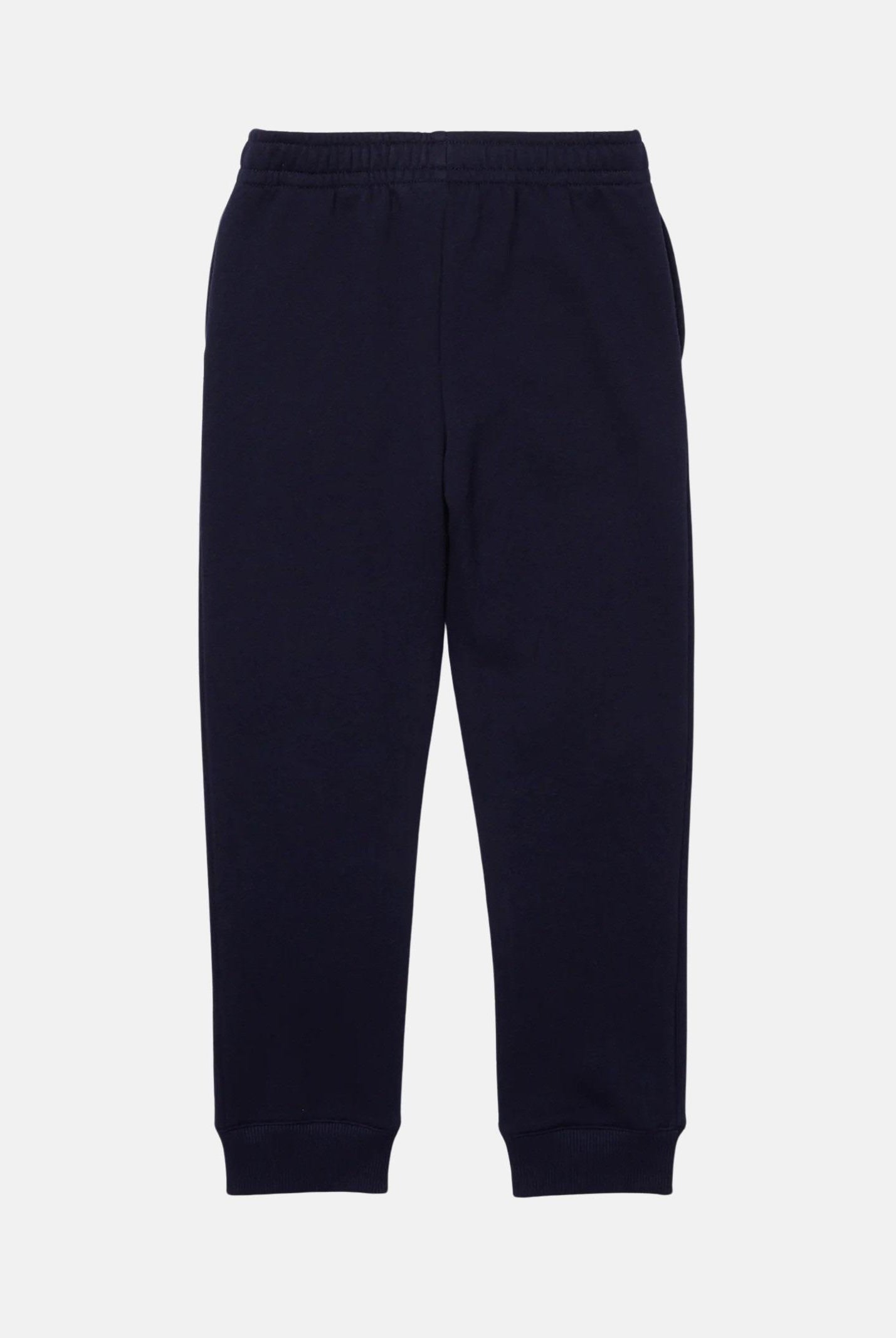 Pantalone sportivo blu per bambino e bambina rifinito da ricamo coccodrillo XJ9728 166 LACOSTE