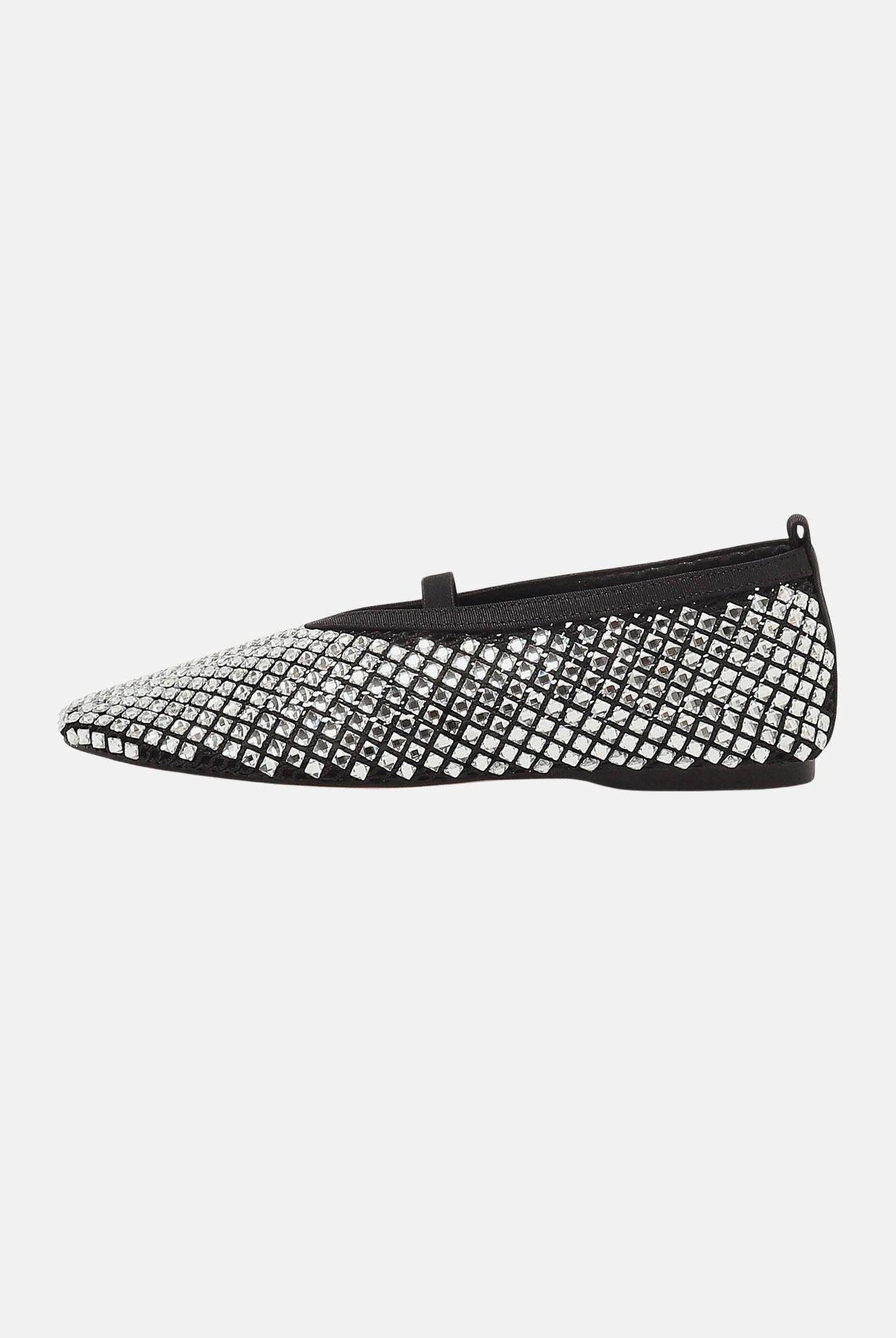 TWENTY FOURHAITCH Ballerine BOUNTY nere e argento da donna S0114NER NER TWENTY FOURHAITCH
