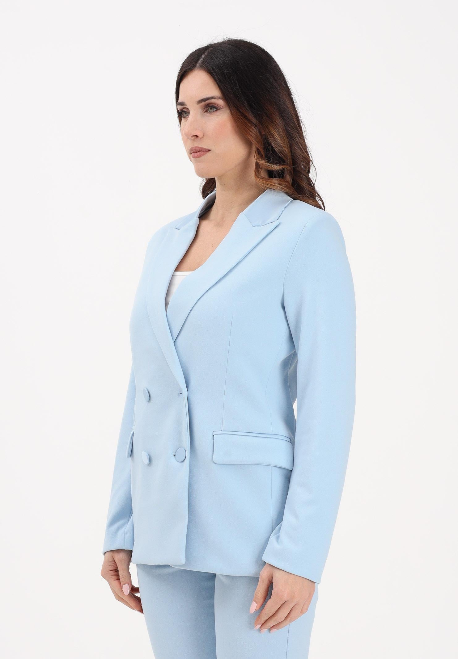 VICOLO Giacca doppiopetto azzurra da donna TAB0031 ABU80 VICOLO